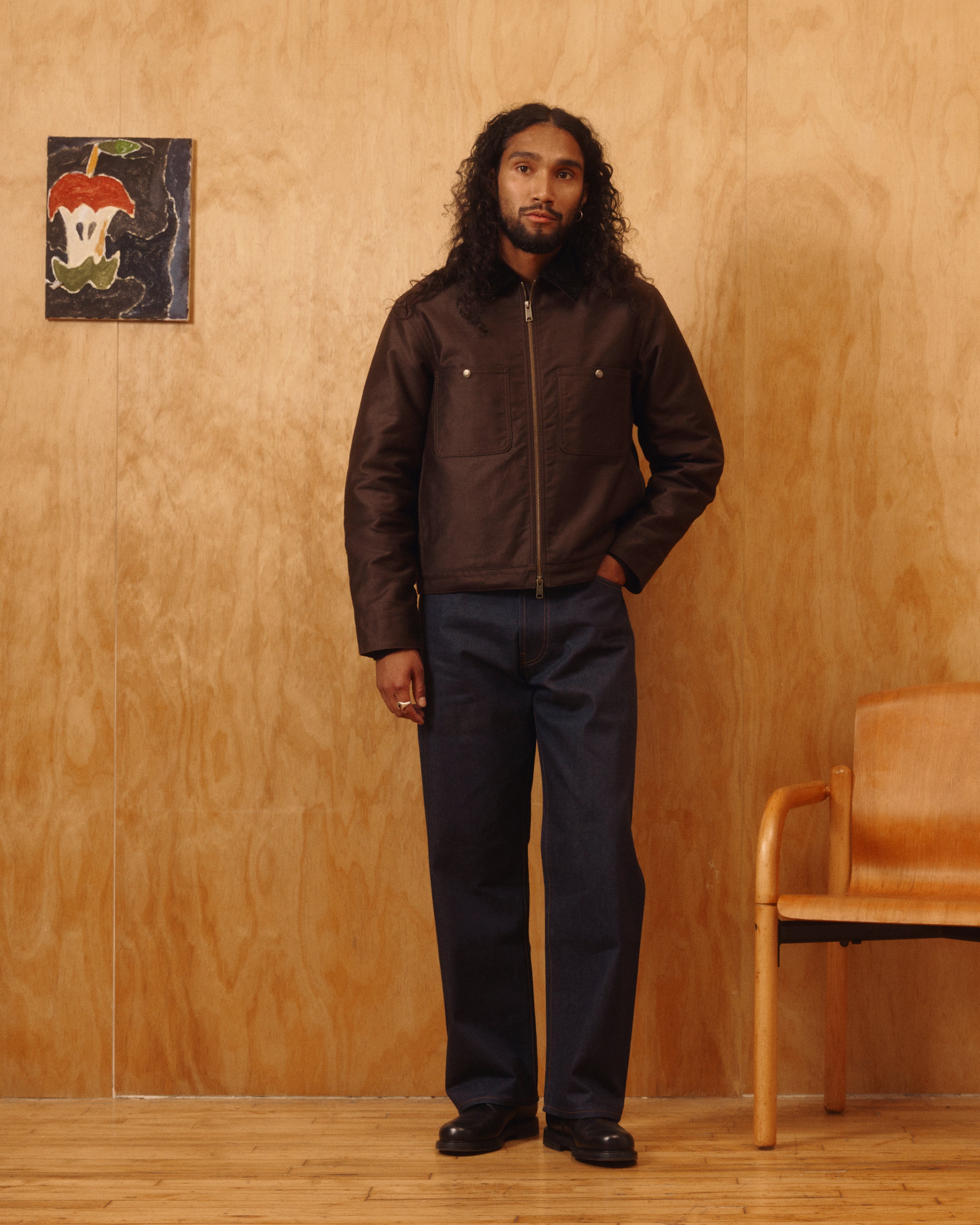 Pacific Jungle Cloth Primaloft® Fill Jacket in Brown