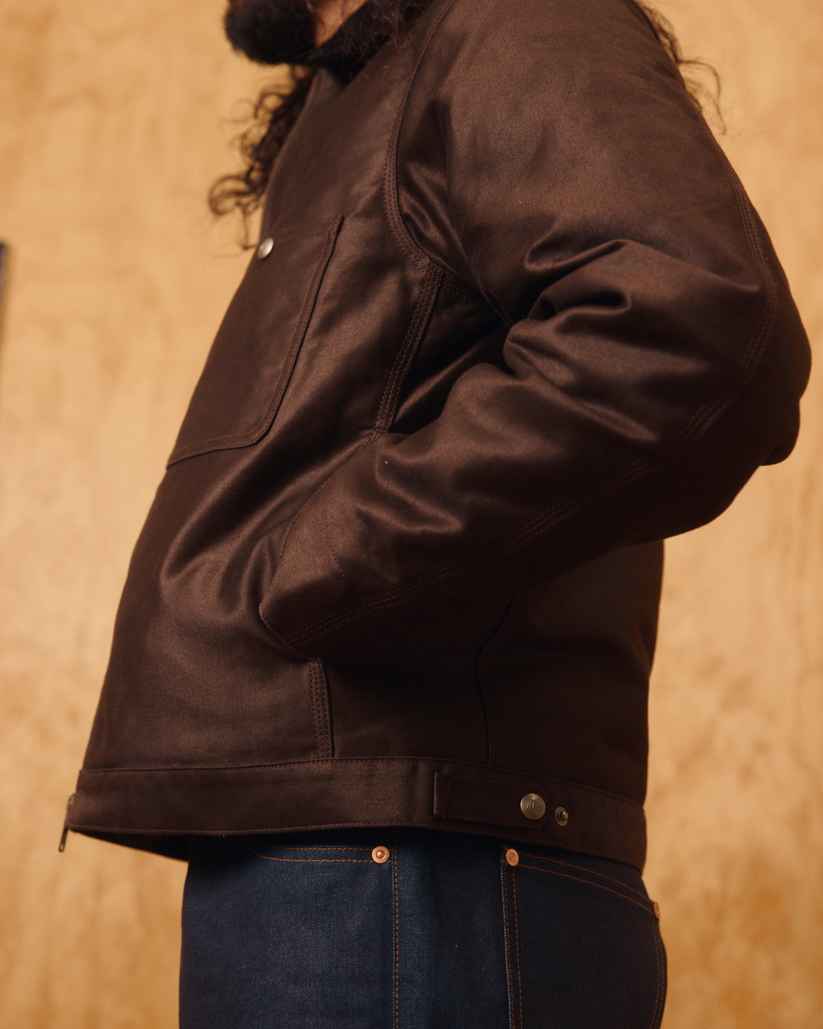 Pacific Jungle Cloth Primaloft® Fill Jacket in Brown