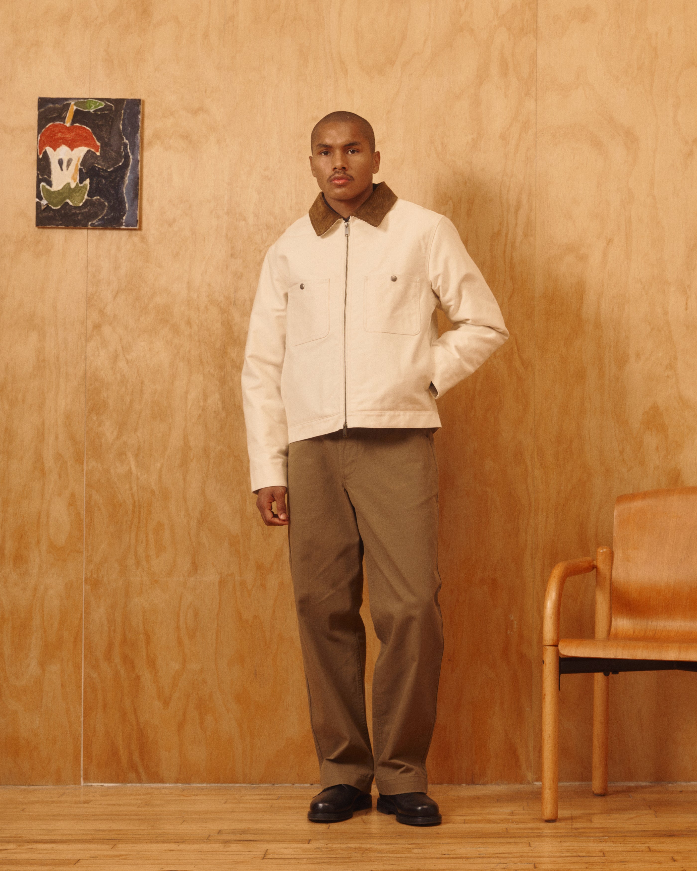 Pacific Jungle Cloth Primaloft® Fill Jacket in Ecru