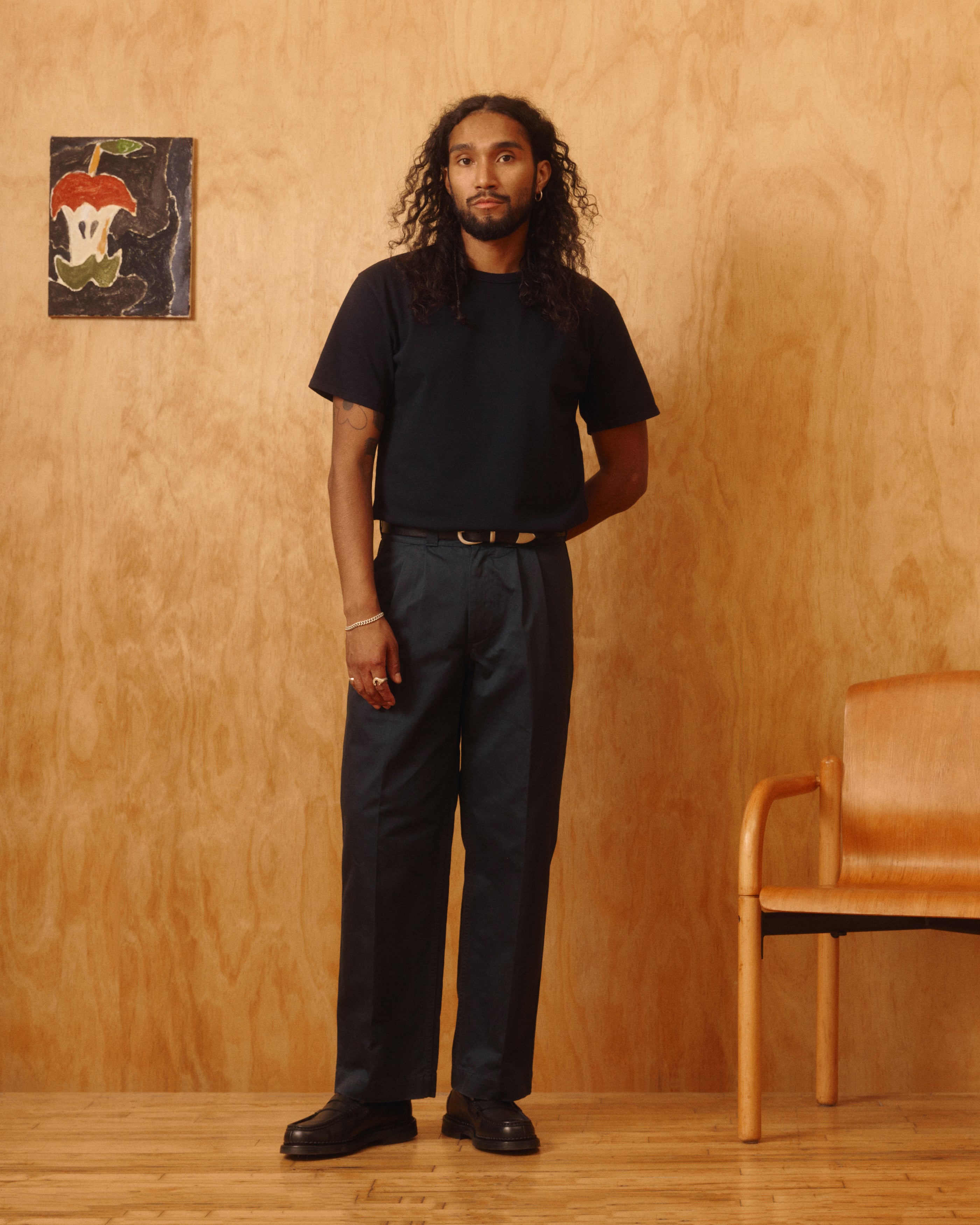Heavyweight T-Shirt in Navy