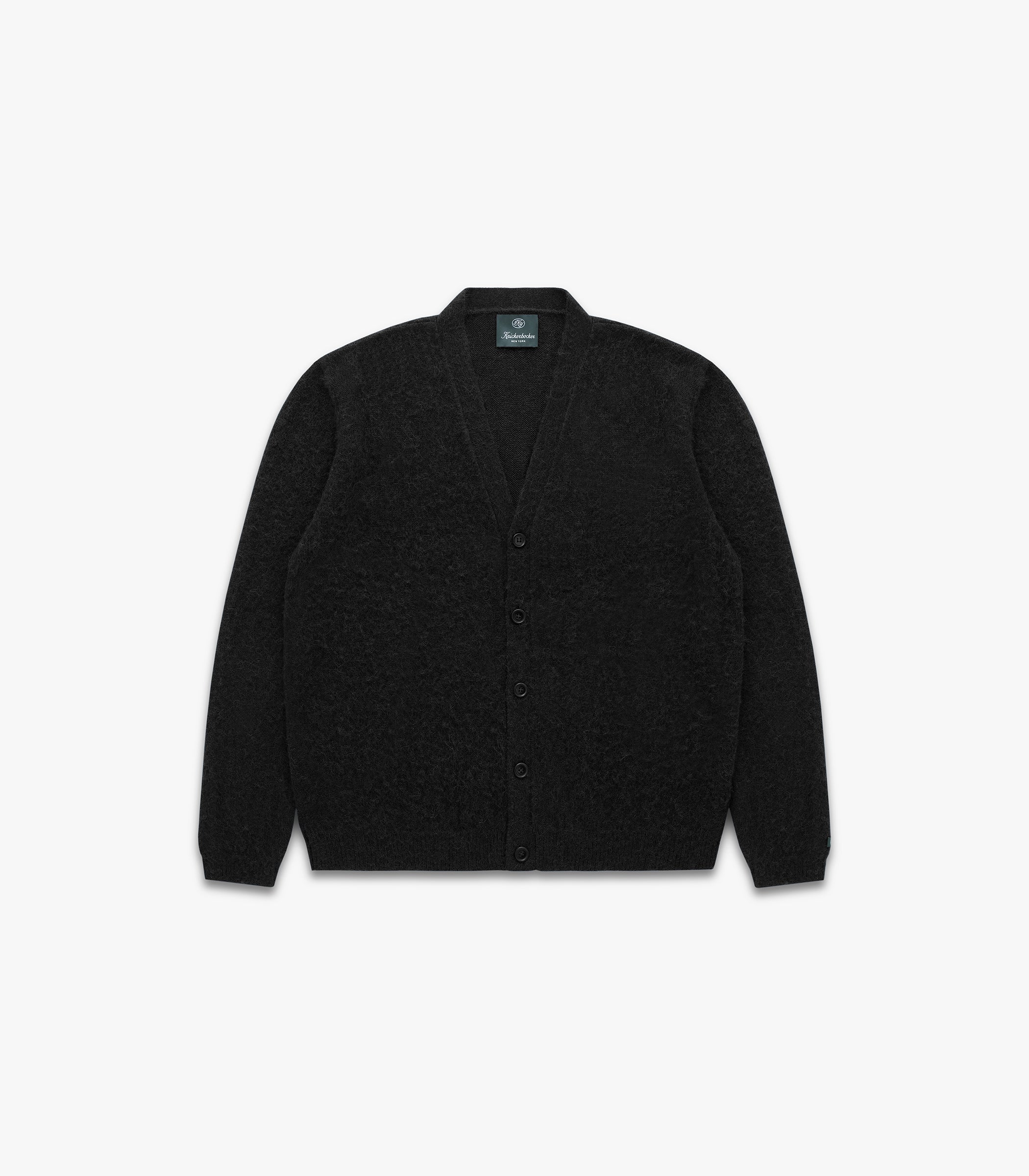 Amos Alpaca Cardigan in Black