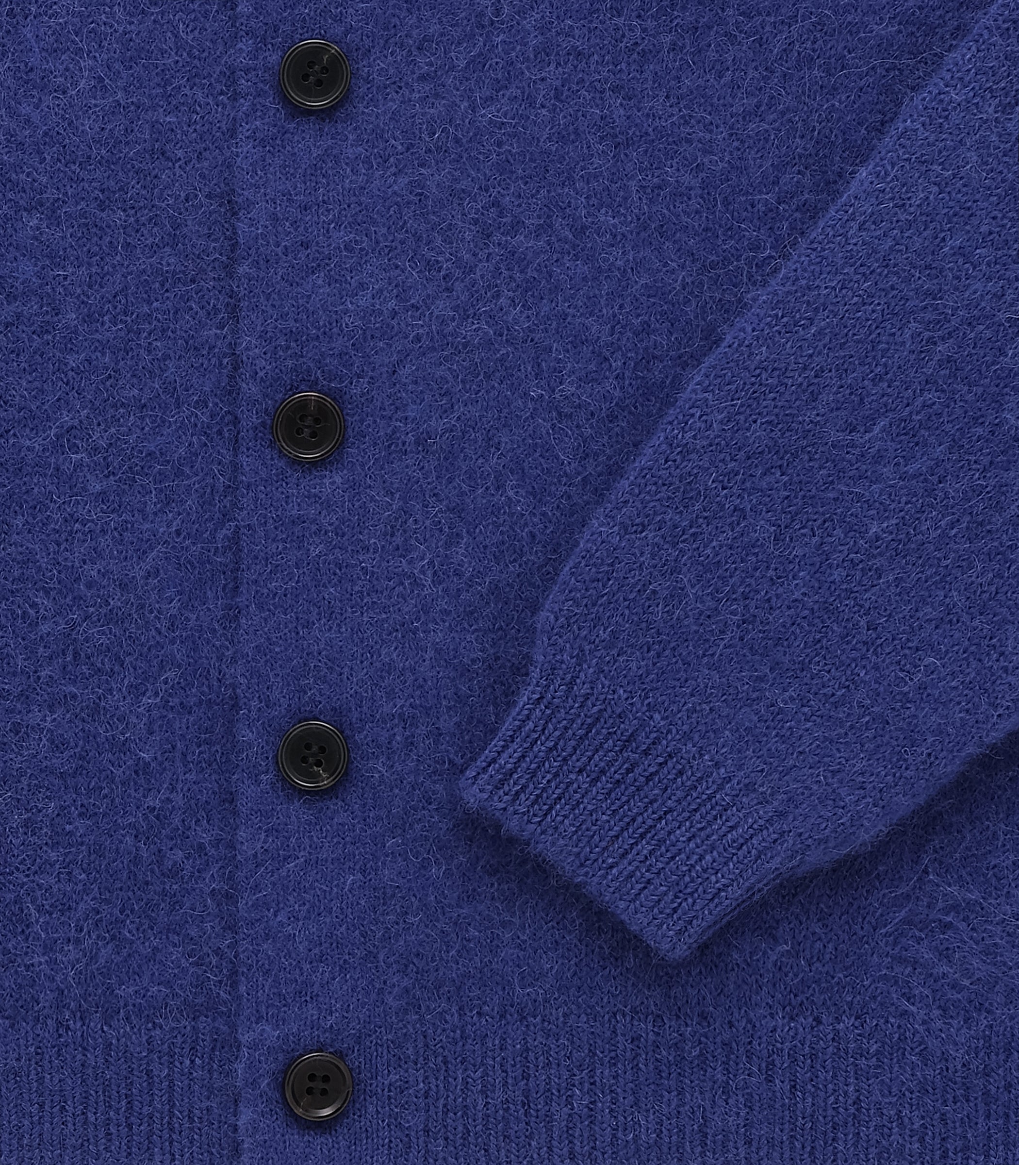 Amos Alpaca Cardigan in Deep Blue