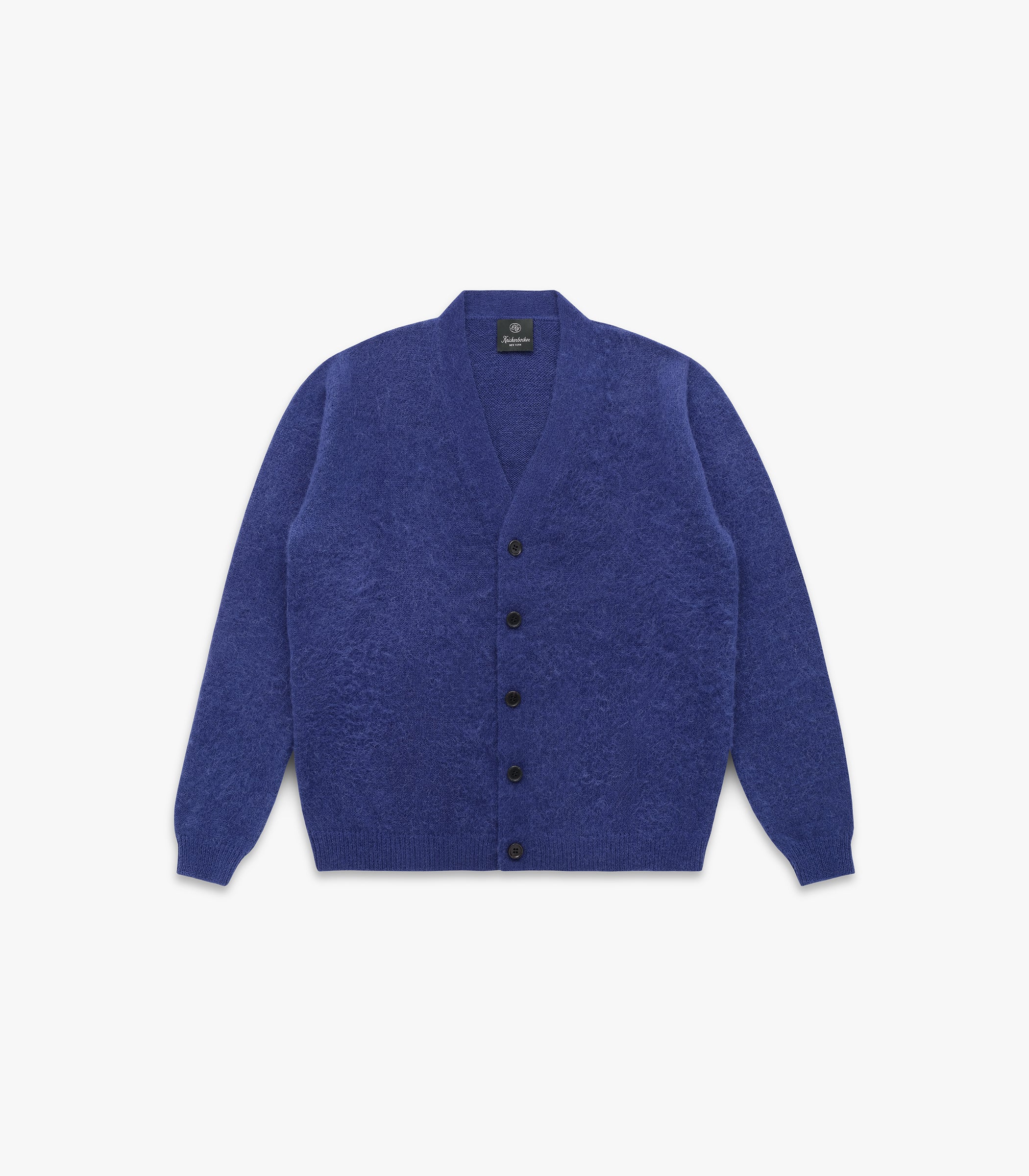Amos Alpaca Cardigan in Deep Blue