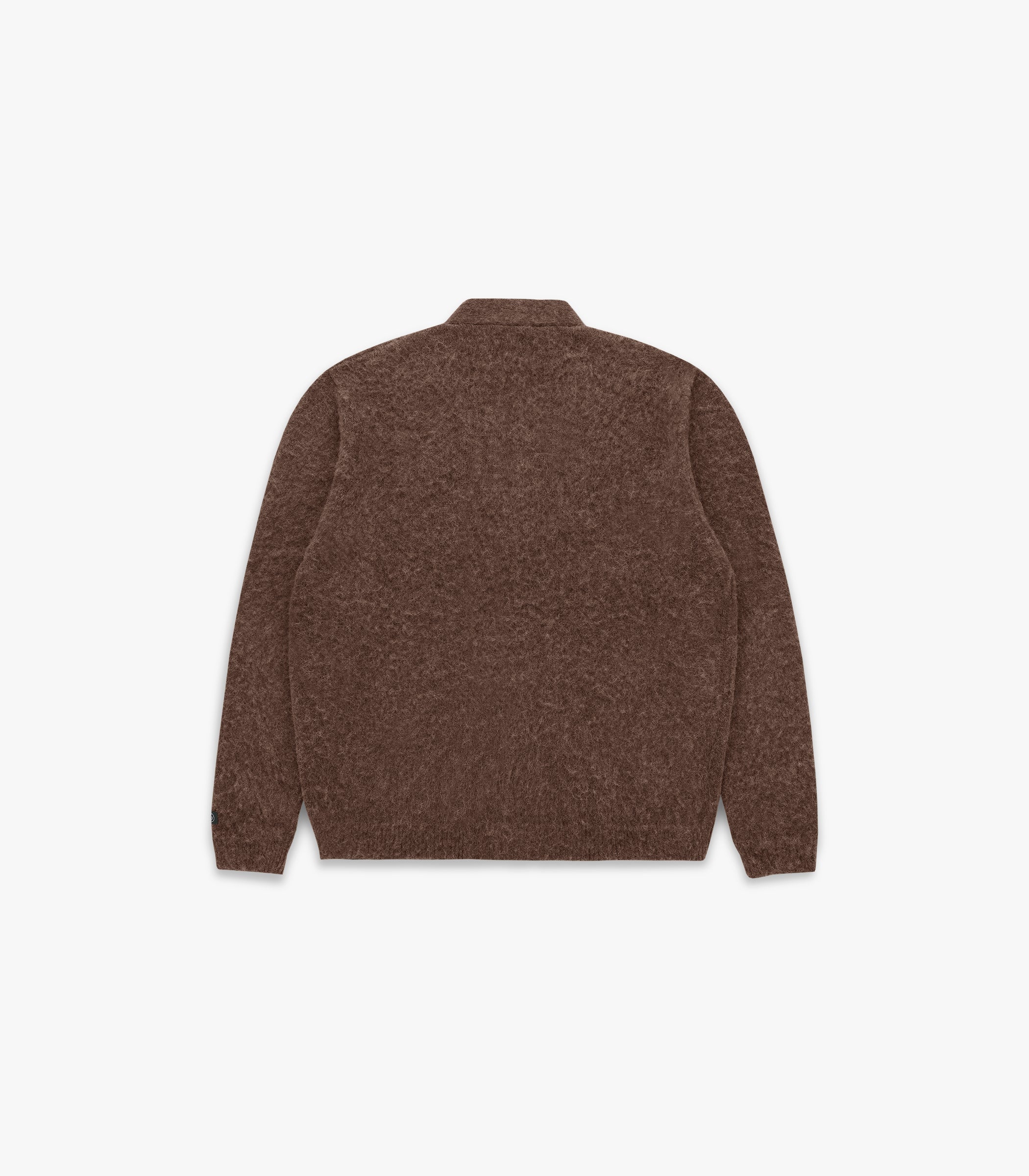 Amos Alpaca Cardigan in Brown