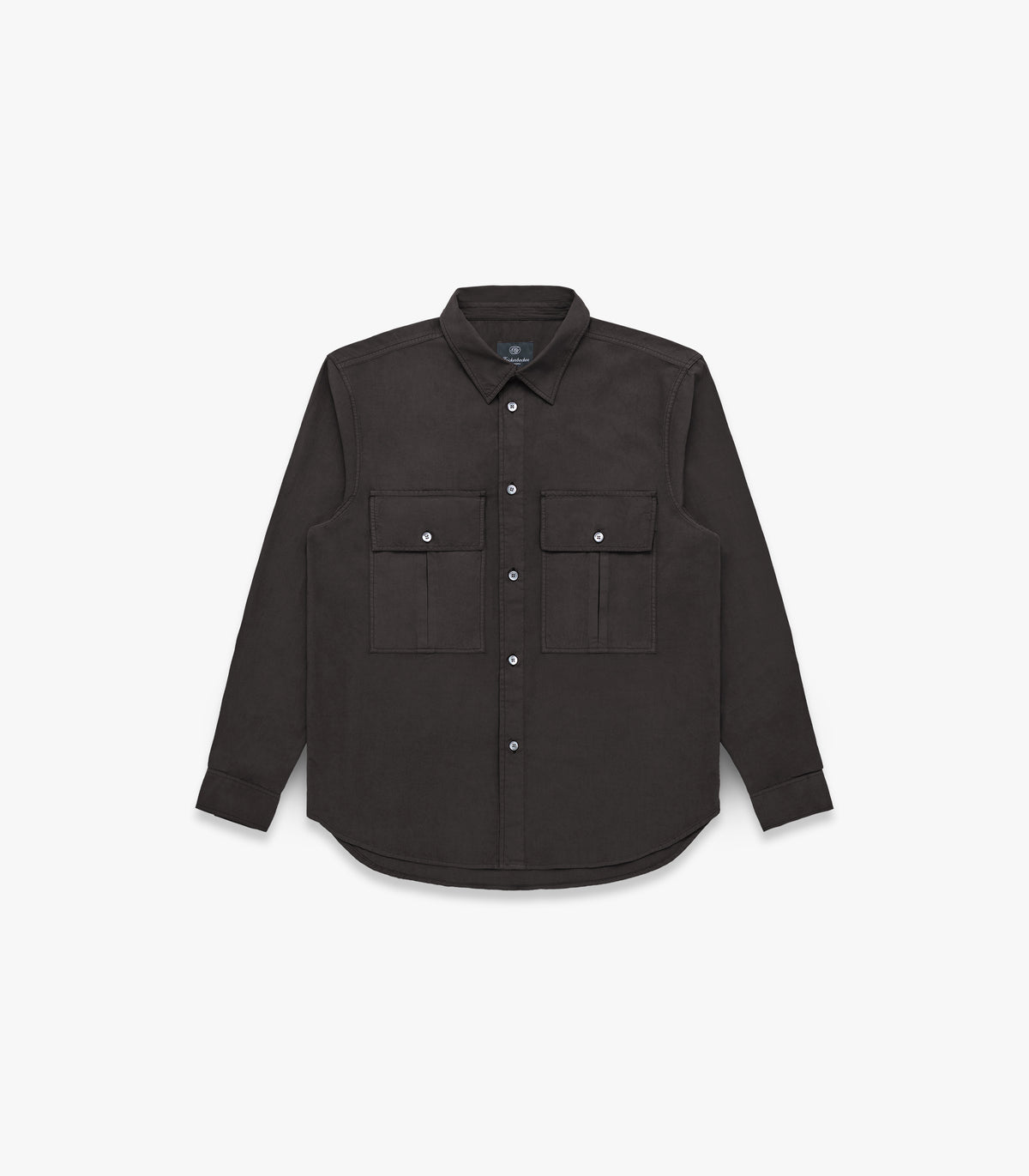 Atlas Cotton Poplin Shirt in Peat