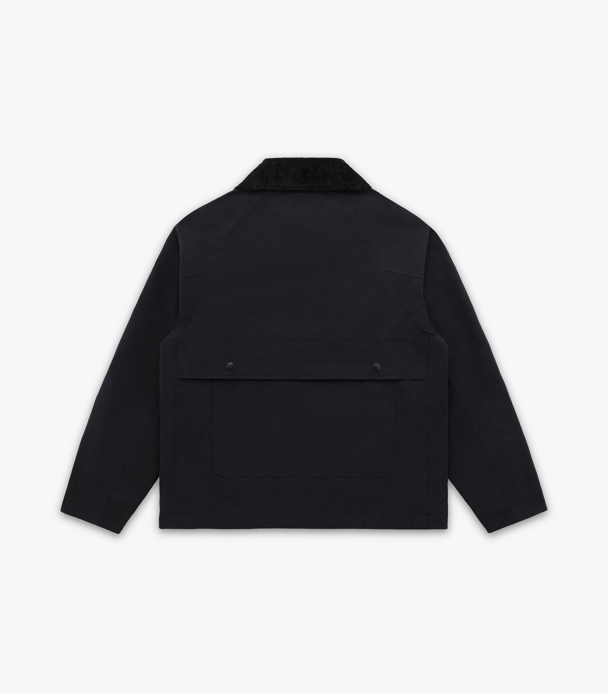 Bay Waxed Cotton & Nylon Jacket in Navy