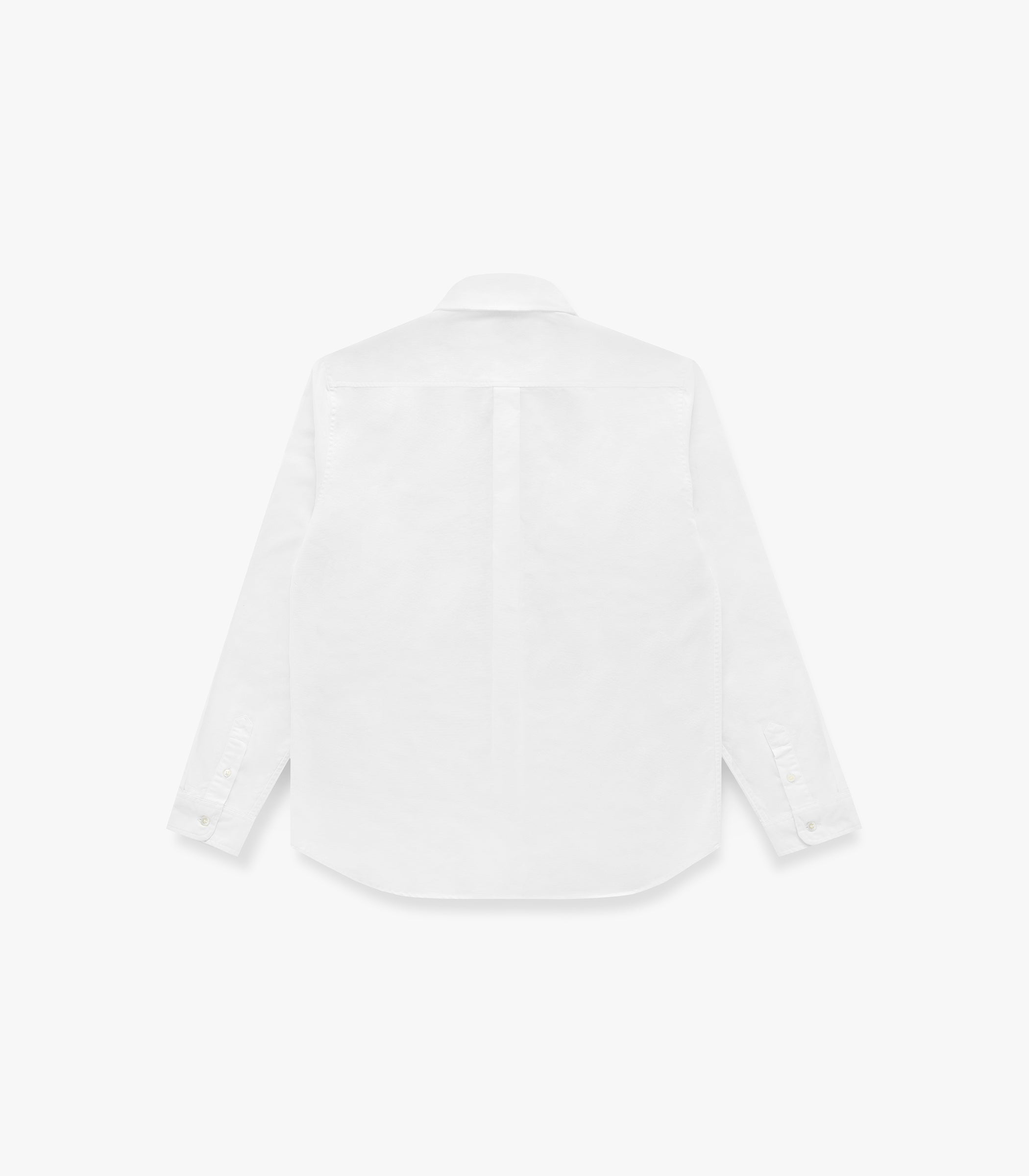"Beefy" Cotton Oxford in White