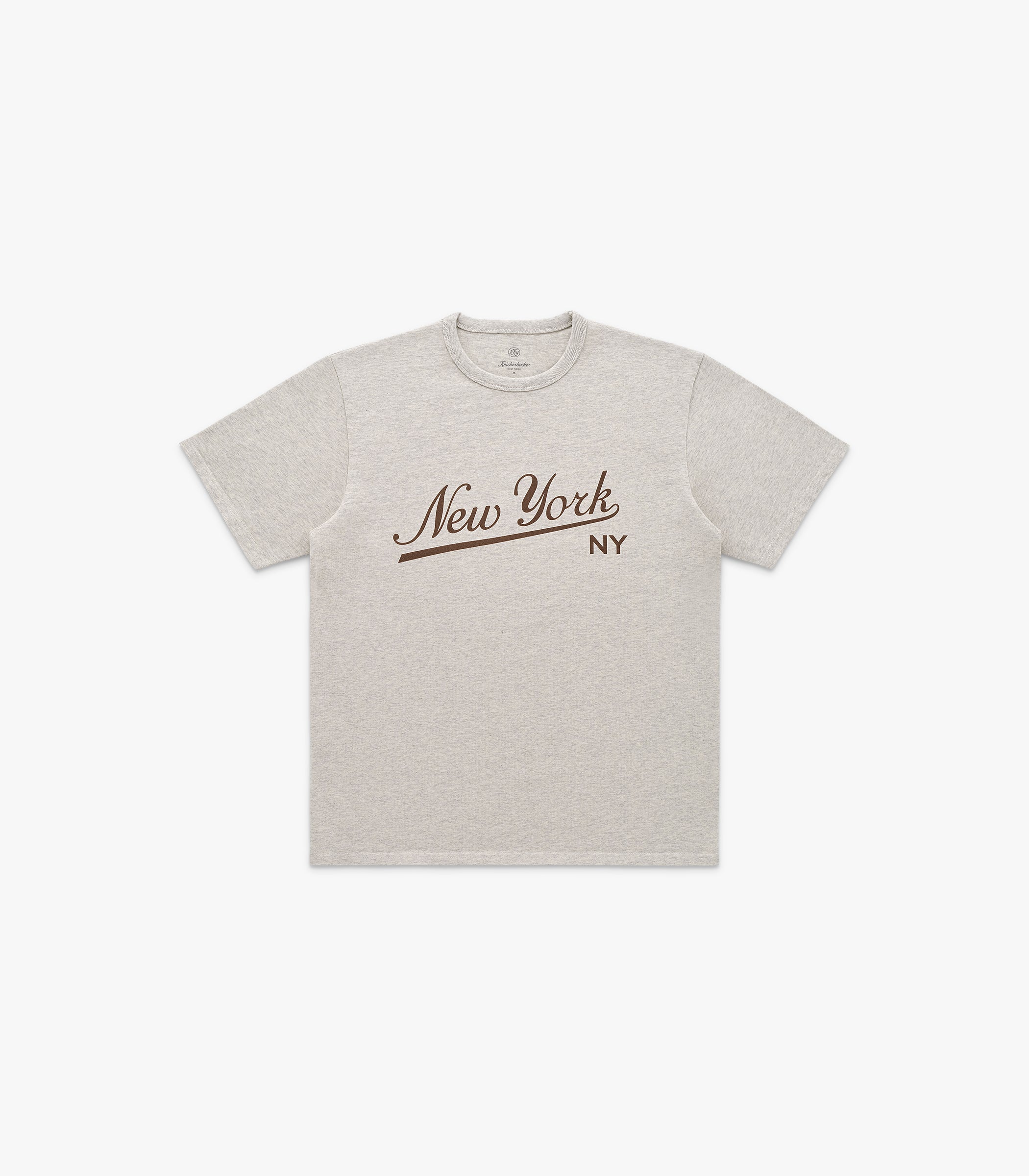 Big League Heavyweight T-Shirt in Oat Grey