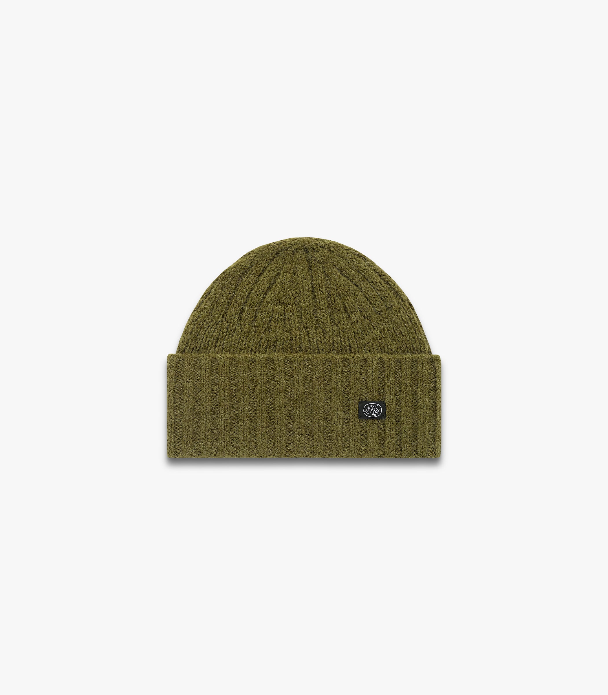 Bud Alpaca Knit Cap in Chartreuse