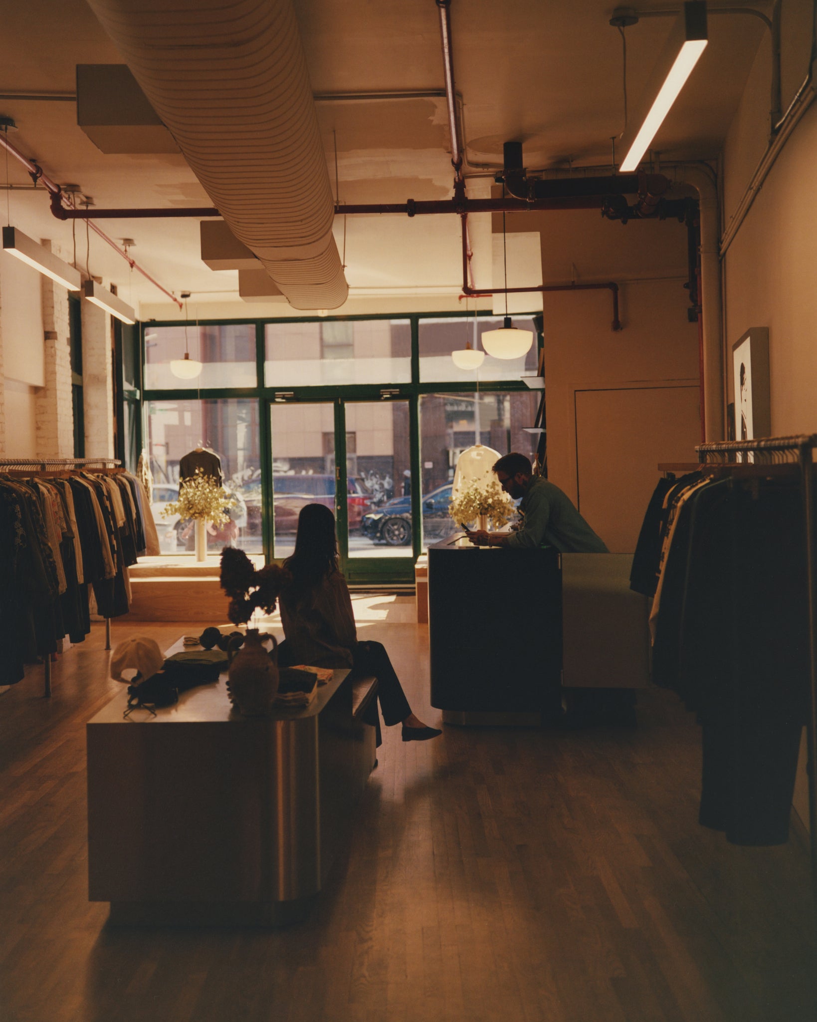 The Knickerbocker owners in the New York Flagship store