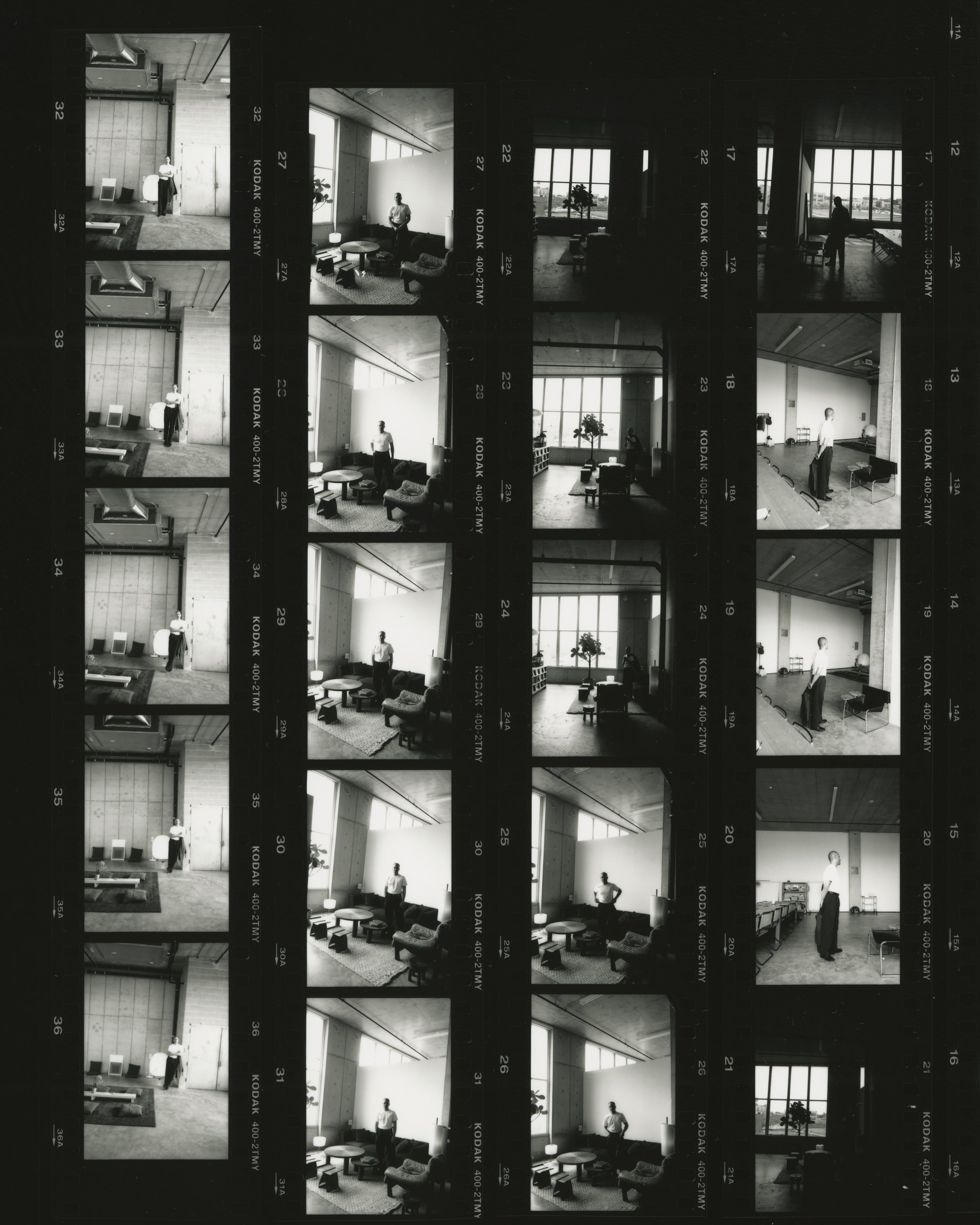 Contact sheet of Michel Oscar Monegro in LAOBRA