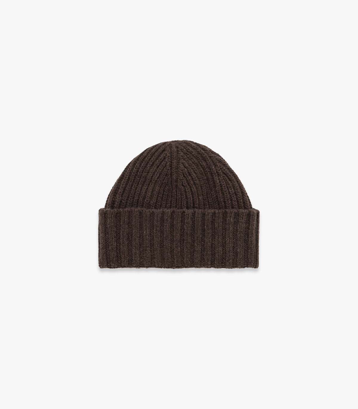 Cabin Lambswool Knit Cap in Deep Brown