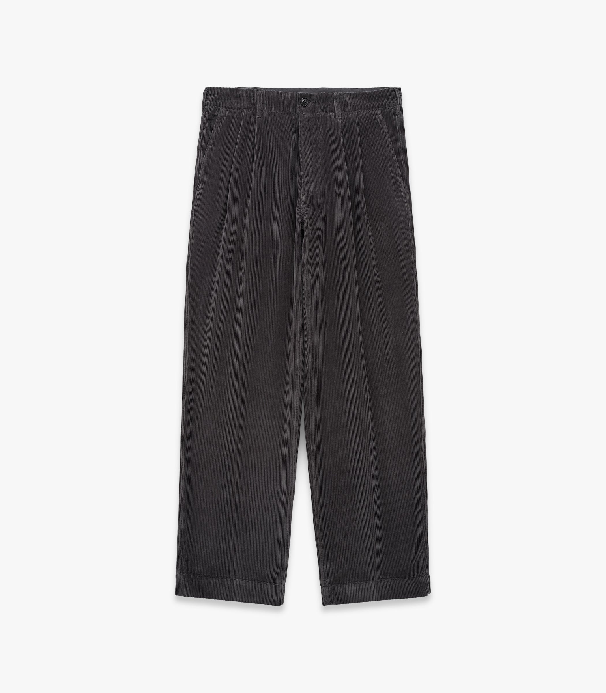 Canal Pleated Corduroy Cotton Pant