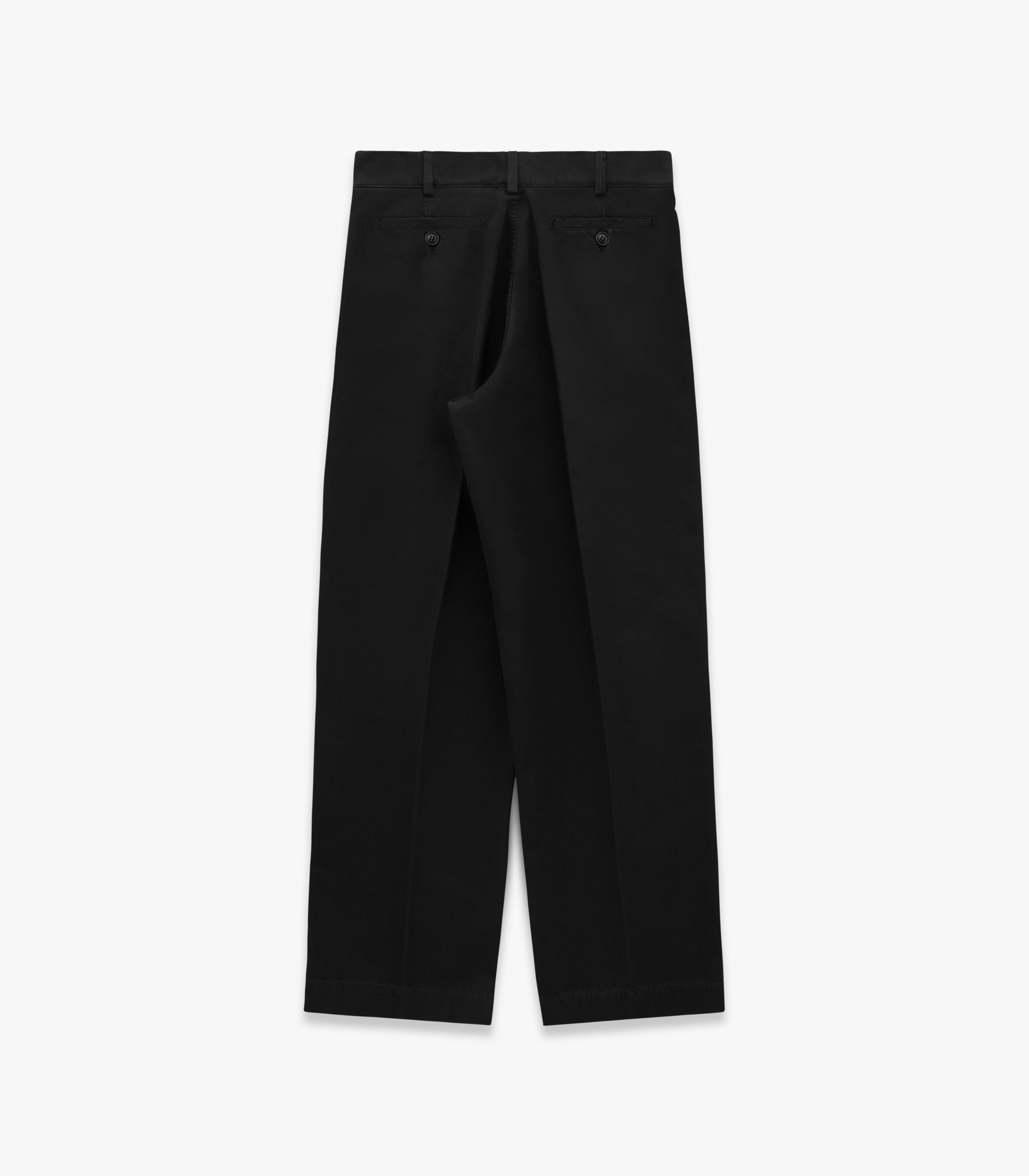 Canal Pleated TwillForm™ Pant in Black