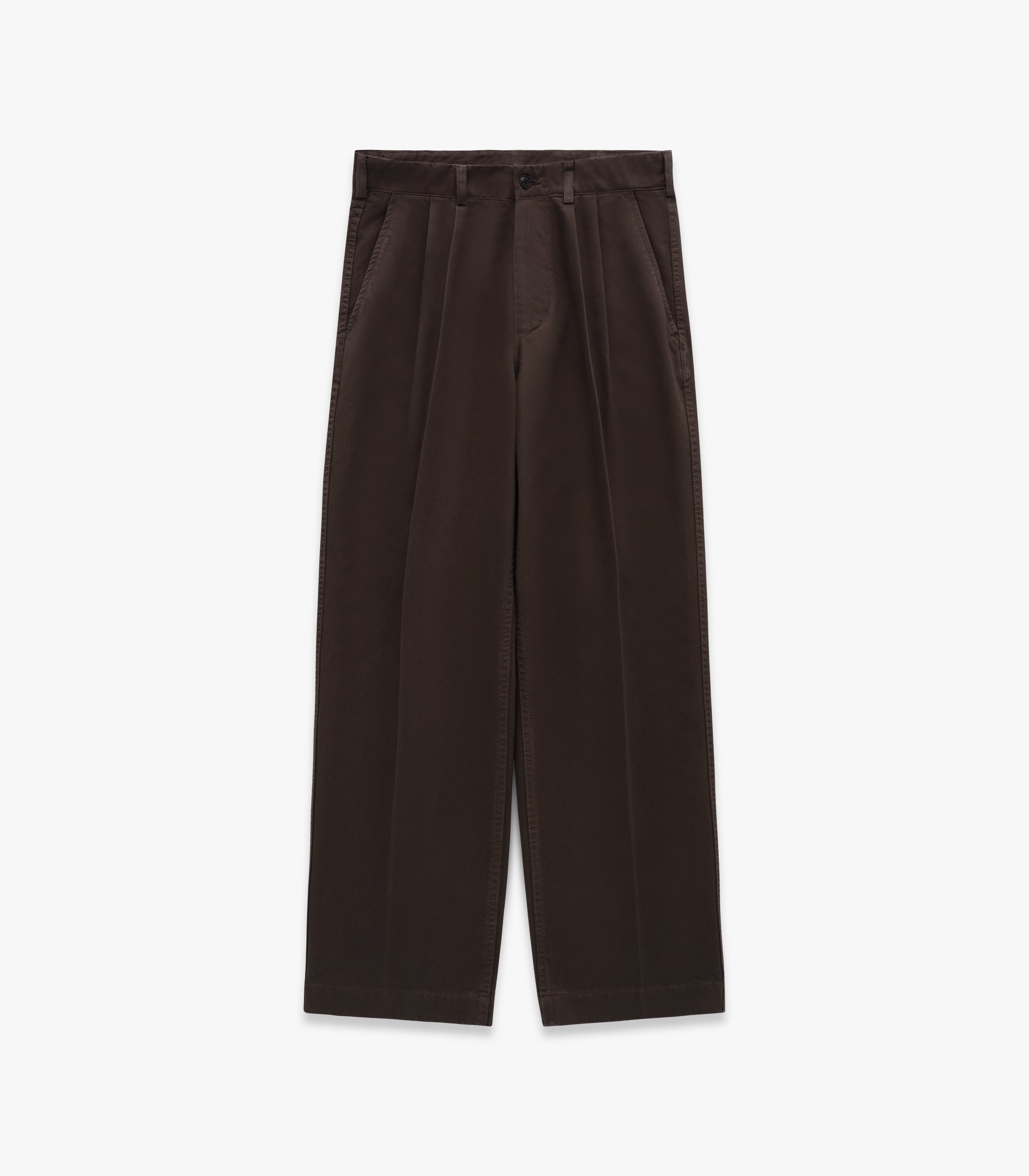 Canal Pleated TwillForm™ Pant in Black Olive