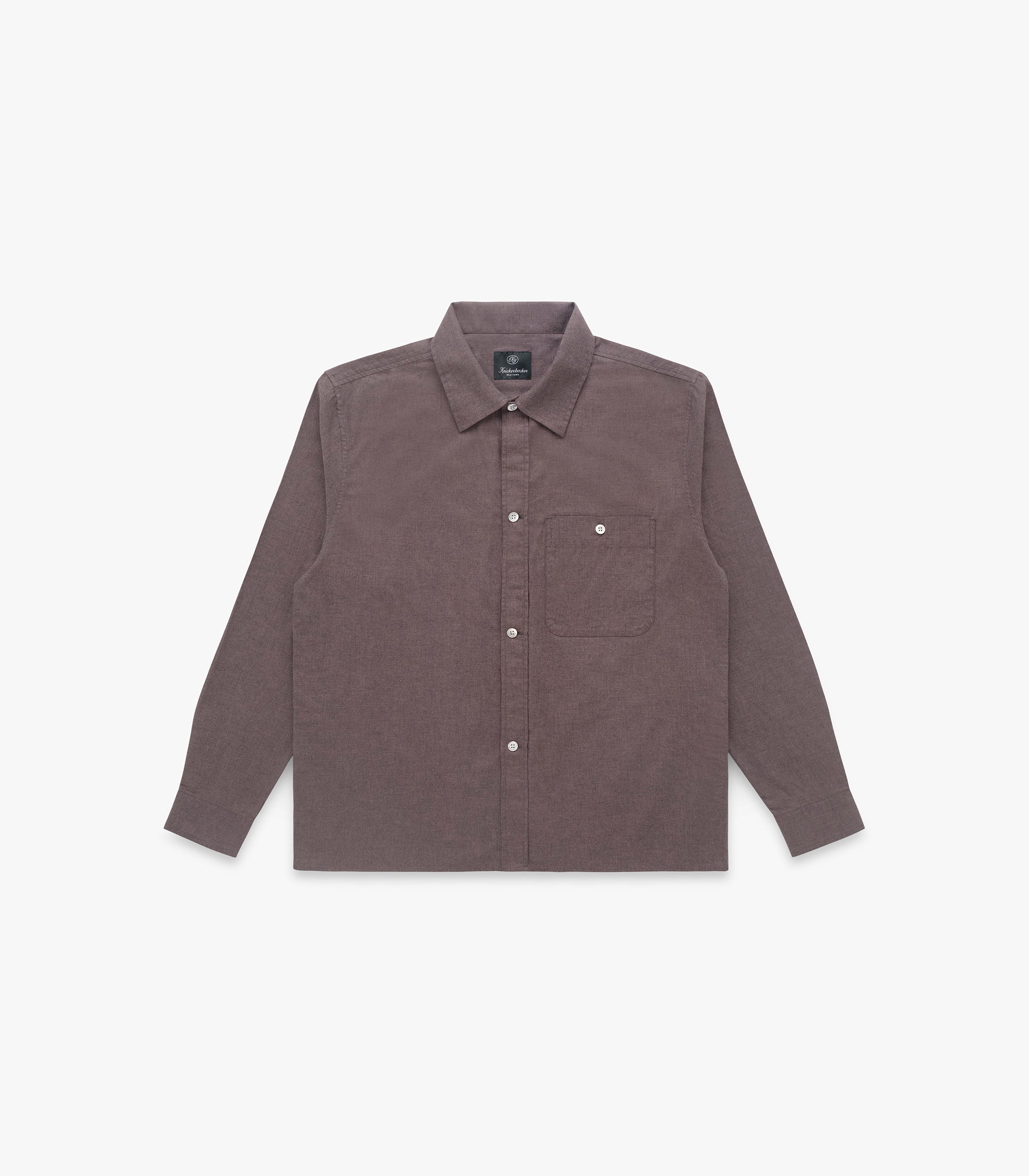 Carmine Flannel Twill Cotton Shirt in Canteen