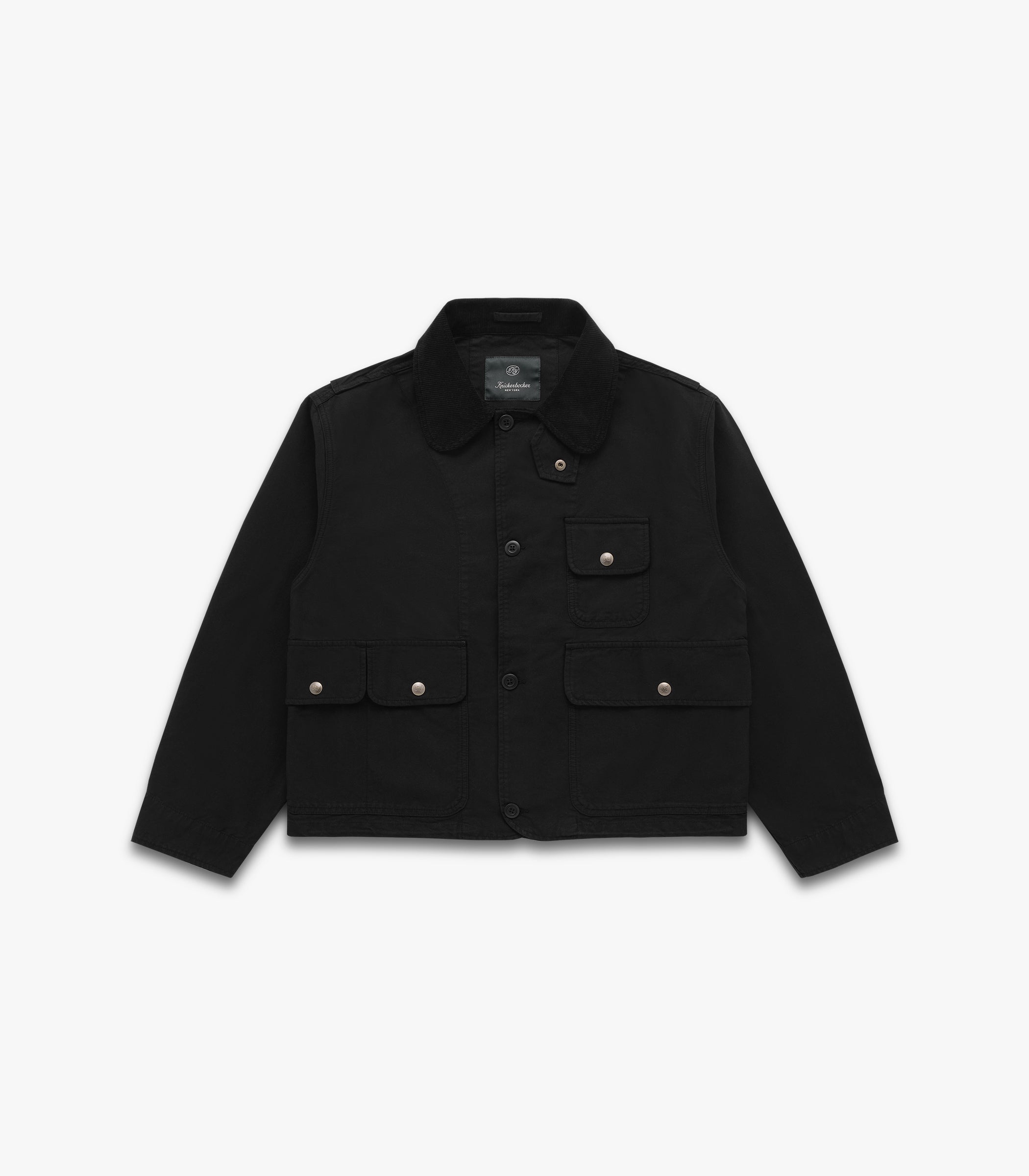 Catskills Canvas Coat in Black