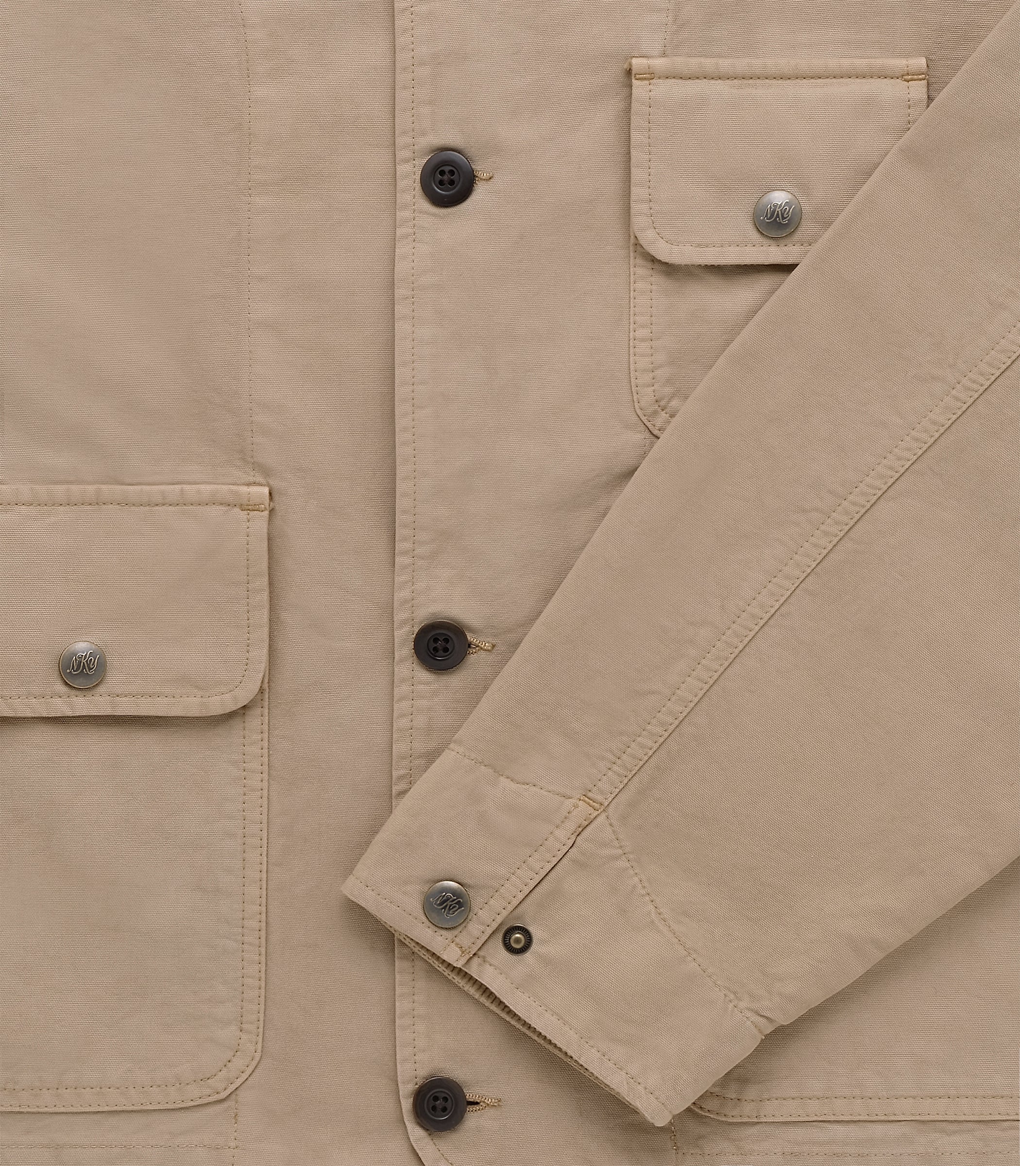Catskills Canvas Coat in Khaki