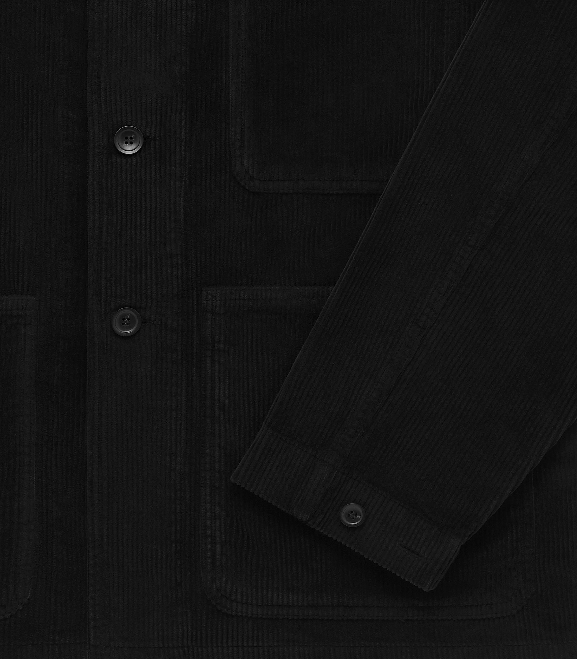 Factory Corduroy Jacket in Black