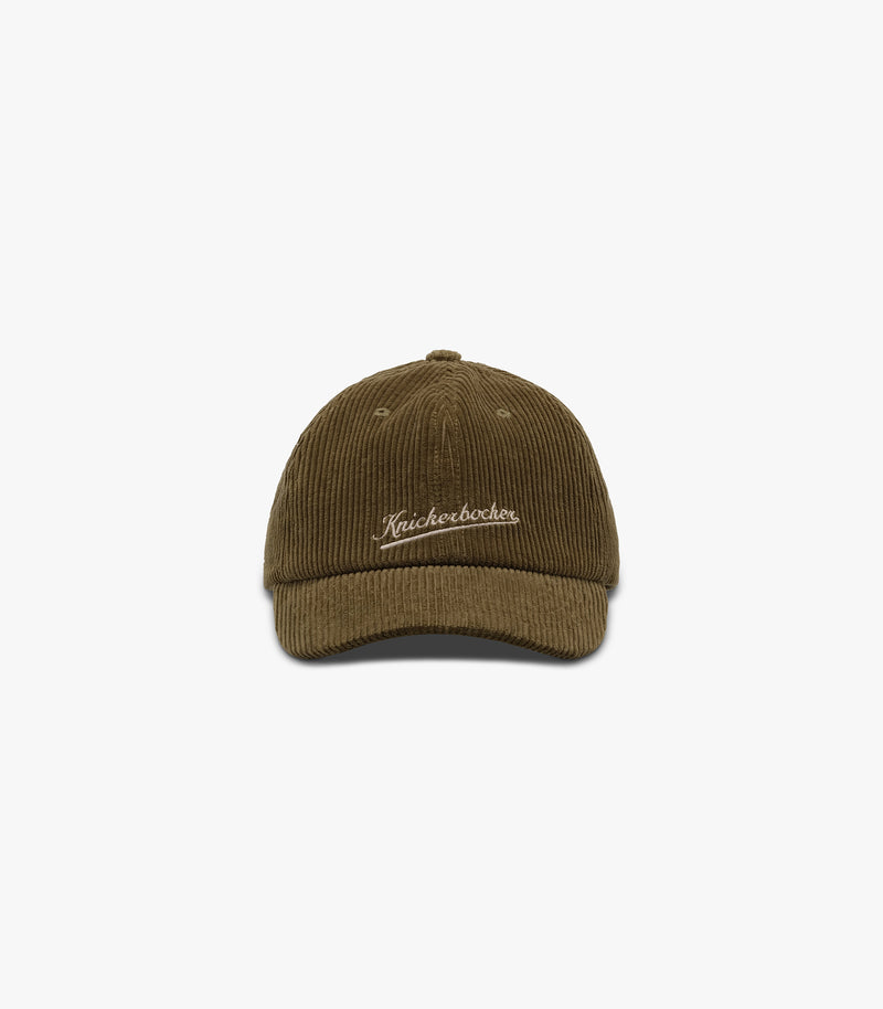Stadium Corduroy Cap in Moss