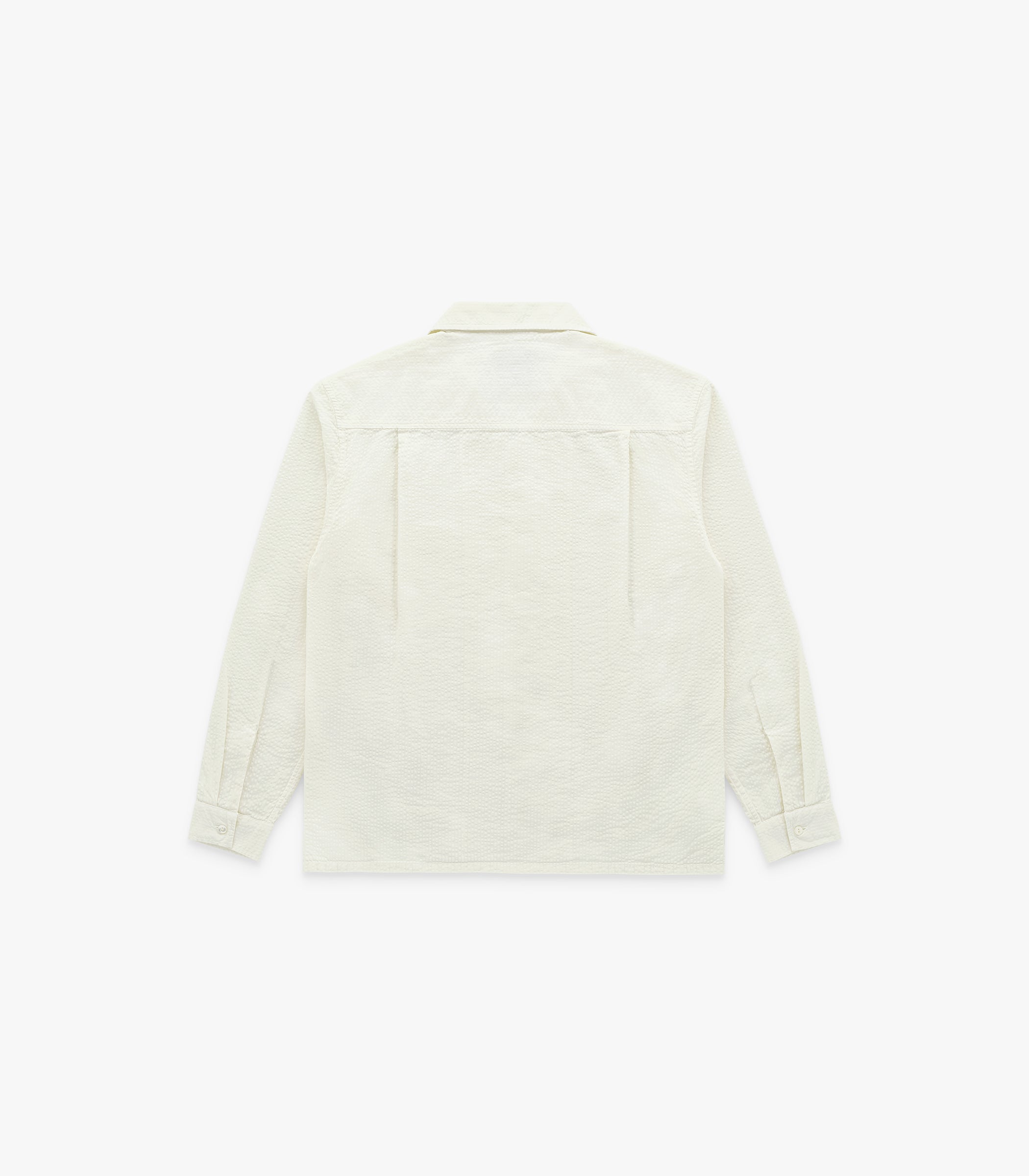Fulton Seersucker Shirt in Bone