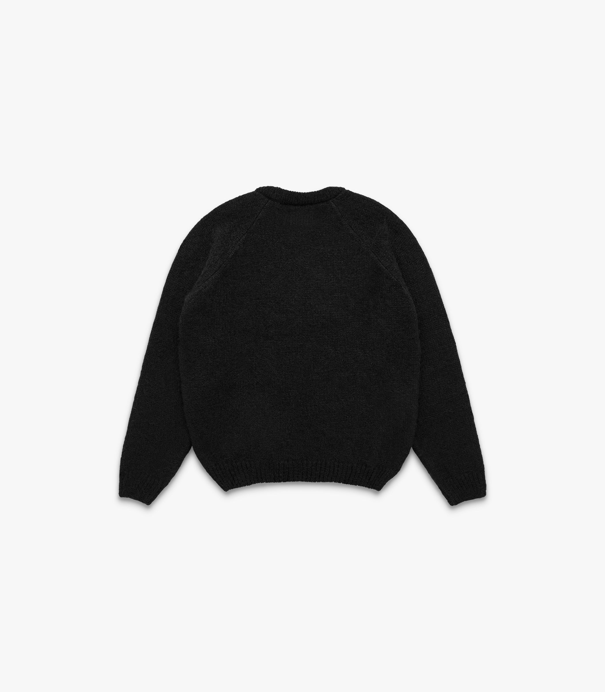 Fuzz Alpaca Sweater in Black
