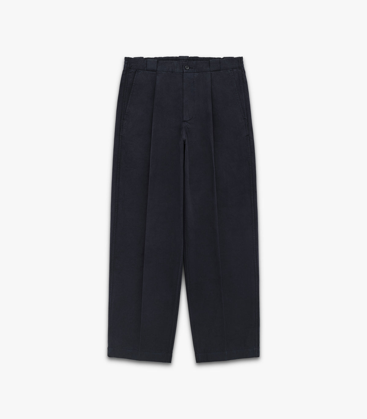 Harbor Twill Cotton Pant in Midnight Navy