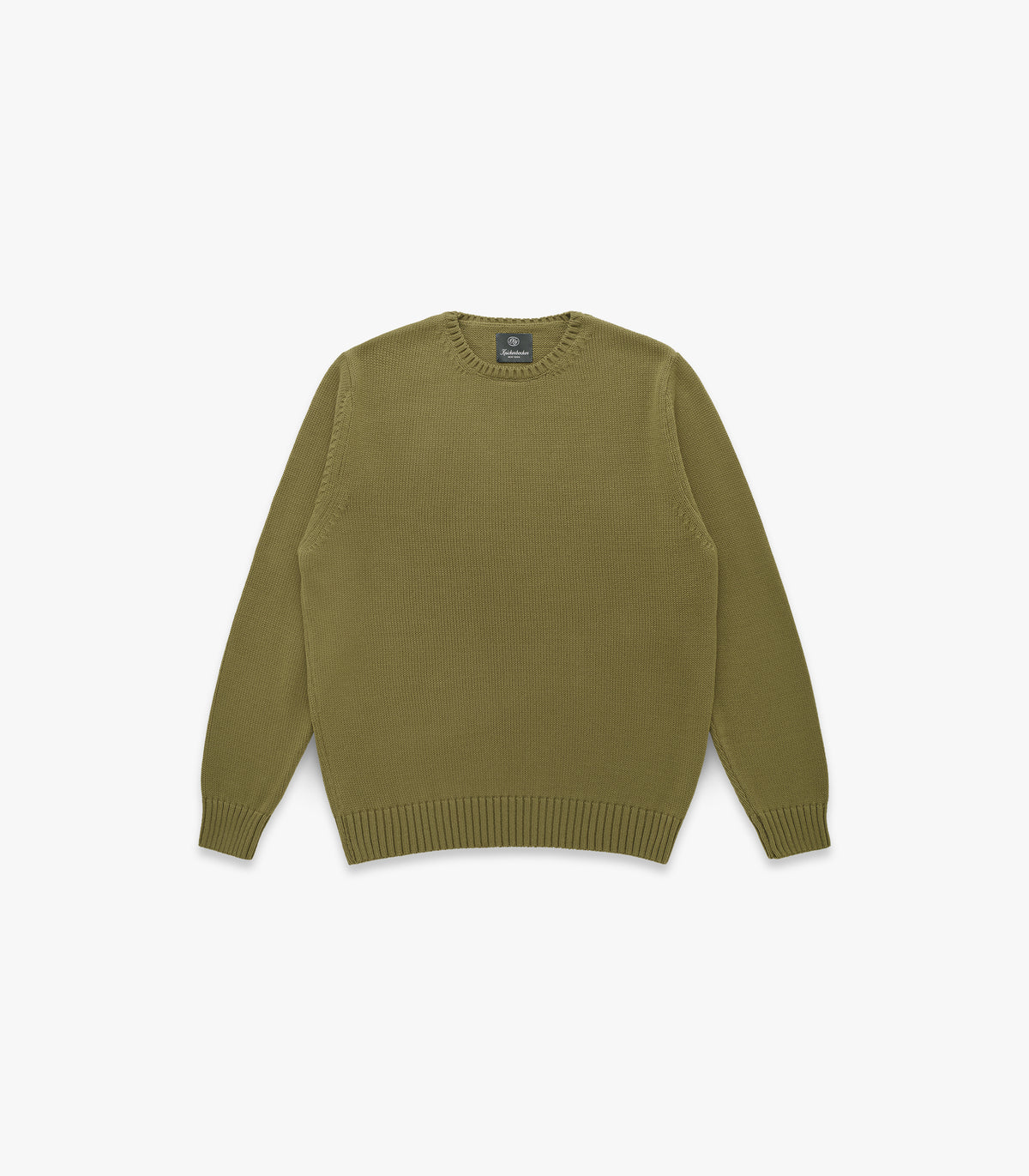 Ivy Cotton Sweater in Olive