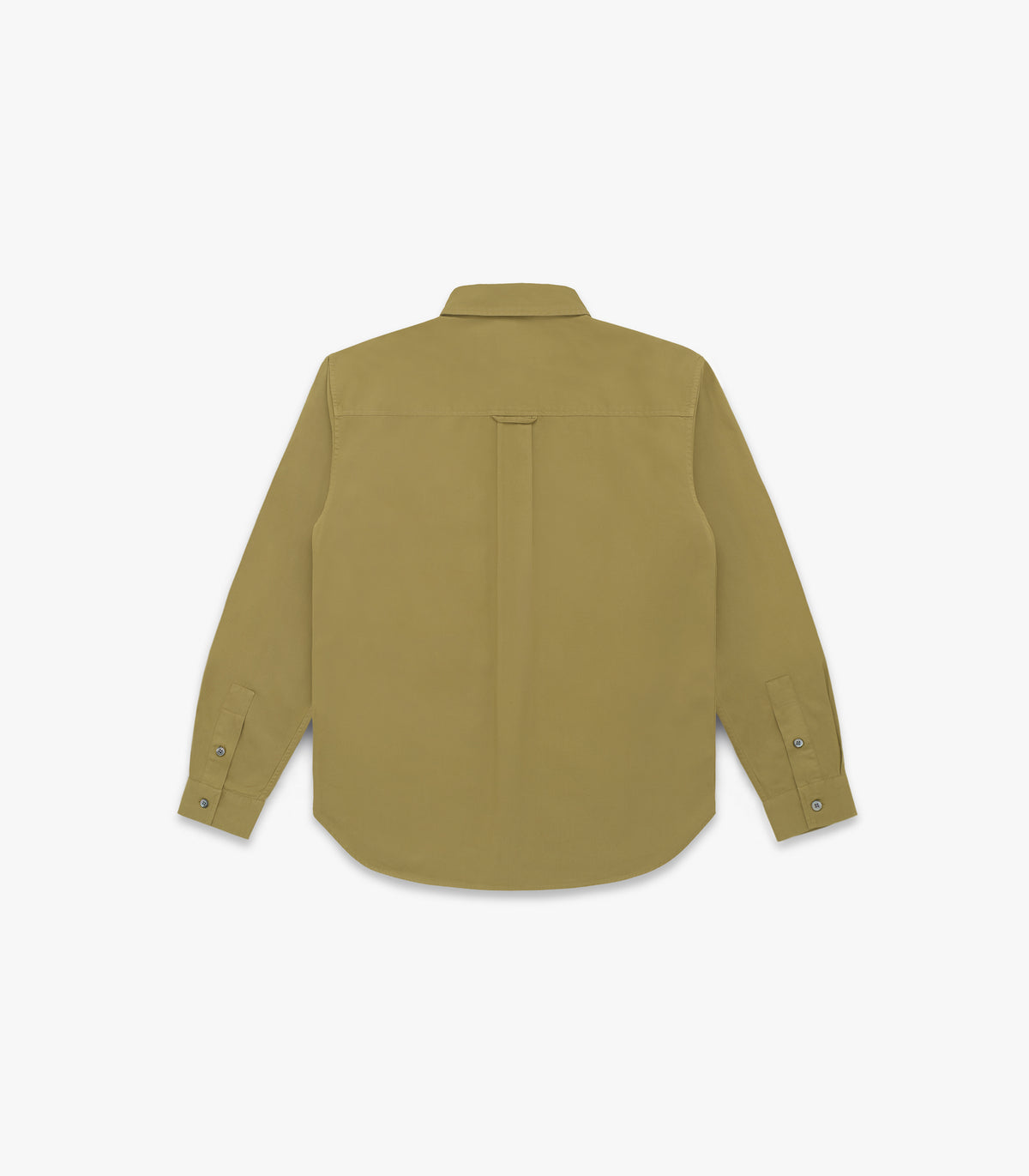 Jones Twill Cotton Shirt in Midnight Olive