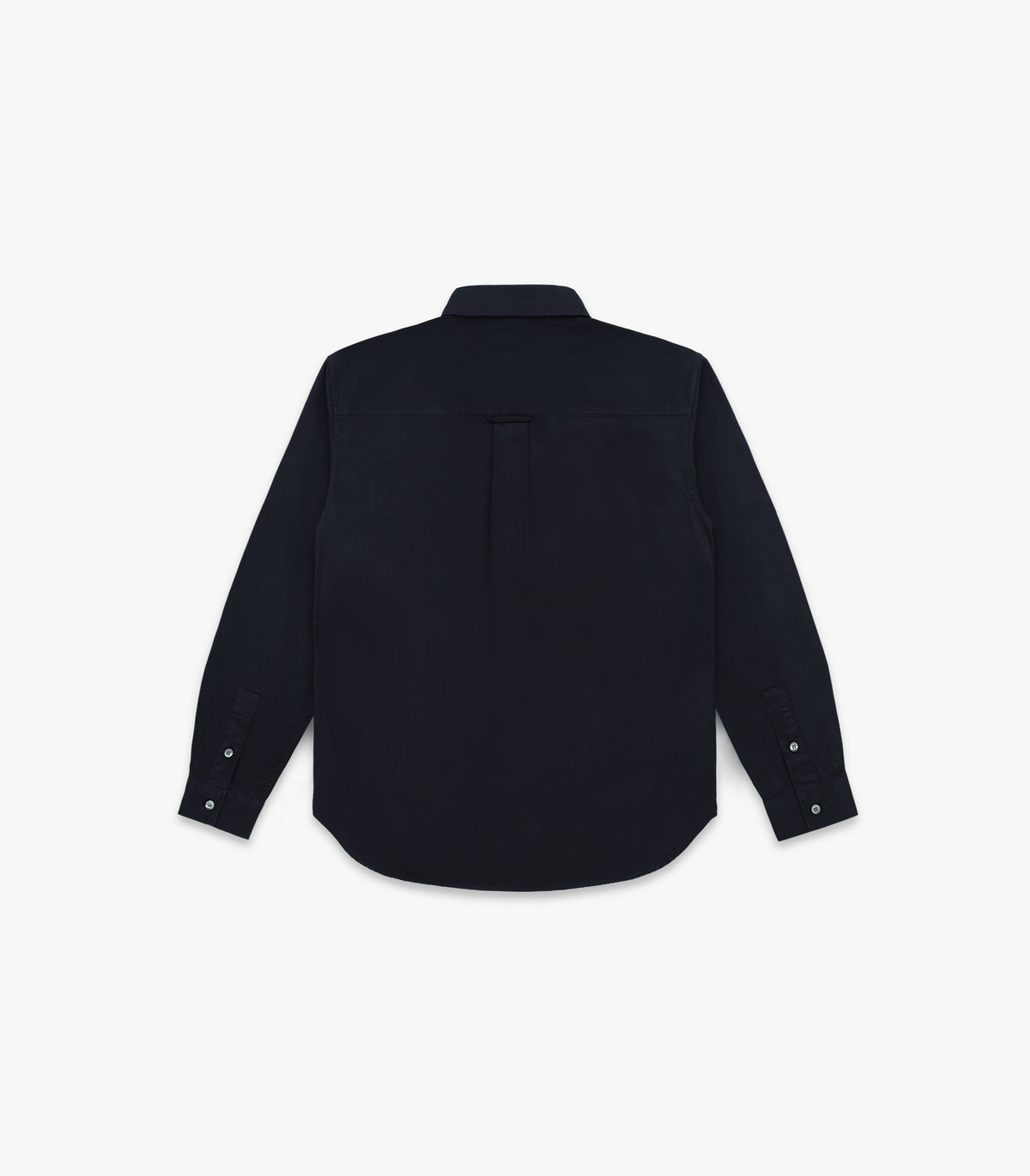 Jones Twill Cotton Shirt in Midnight Navy