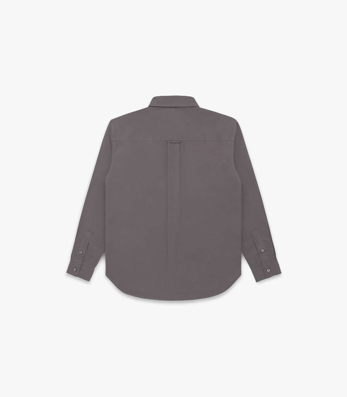 Jones Twill Cotton Shirt in Plum