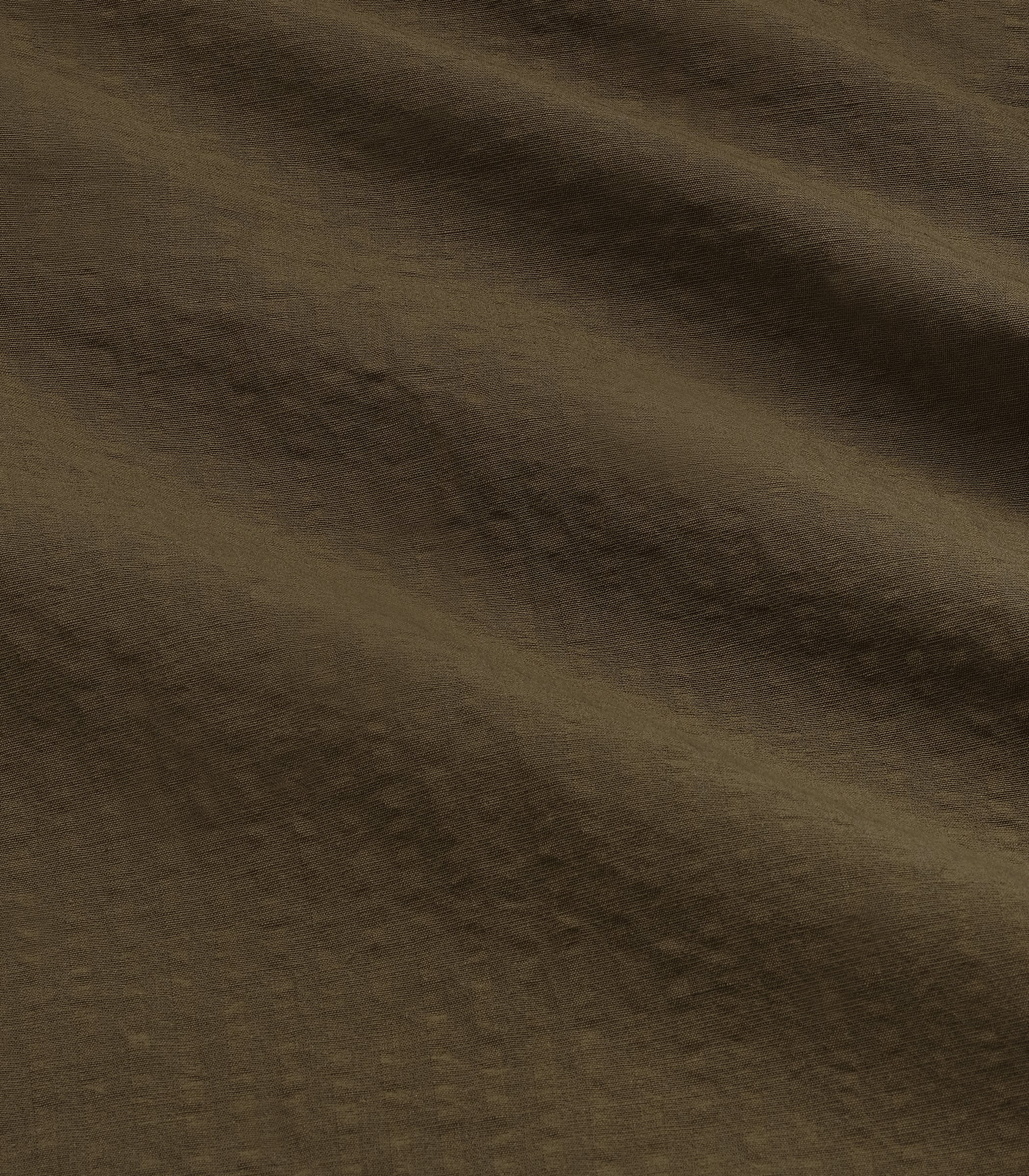 Jones Cotton & Linen Shirt in Olive