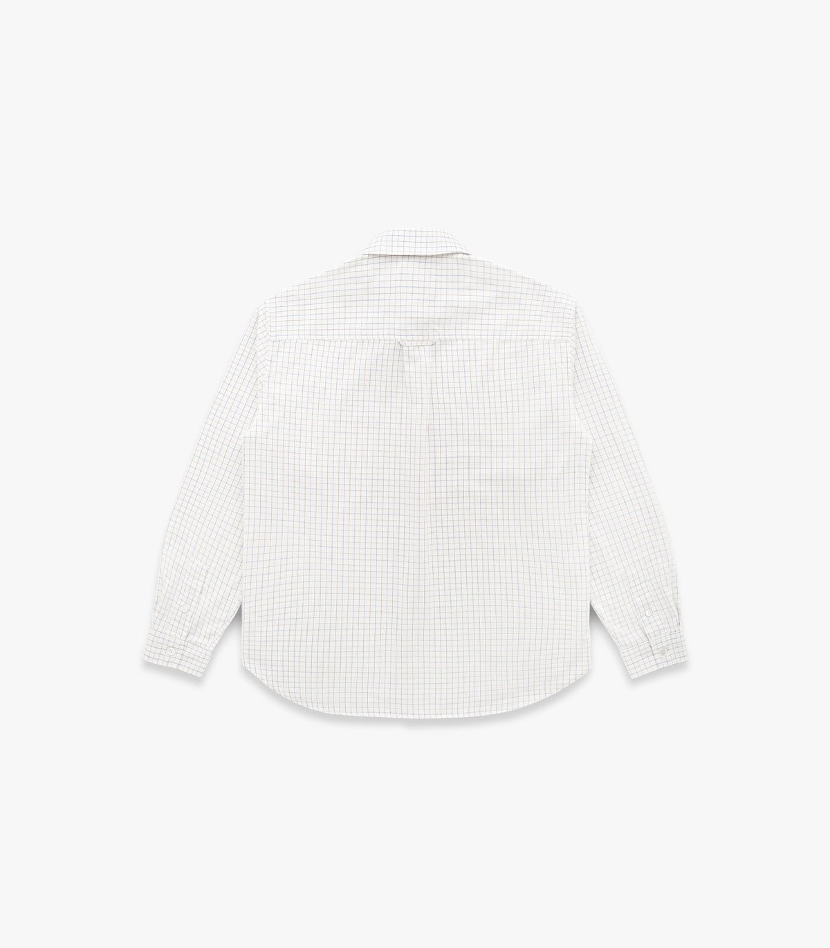Jones Cotton & Merino Shirt in Bone & Sky