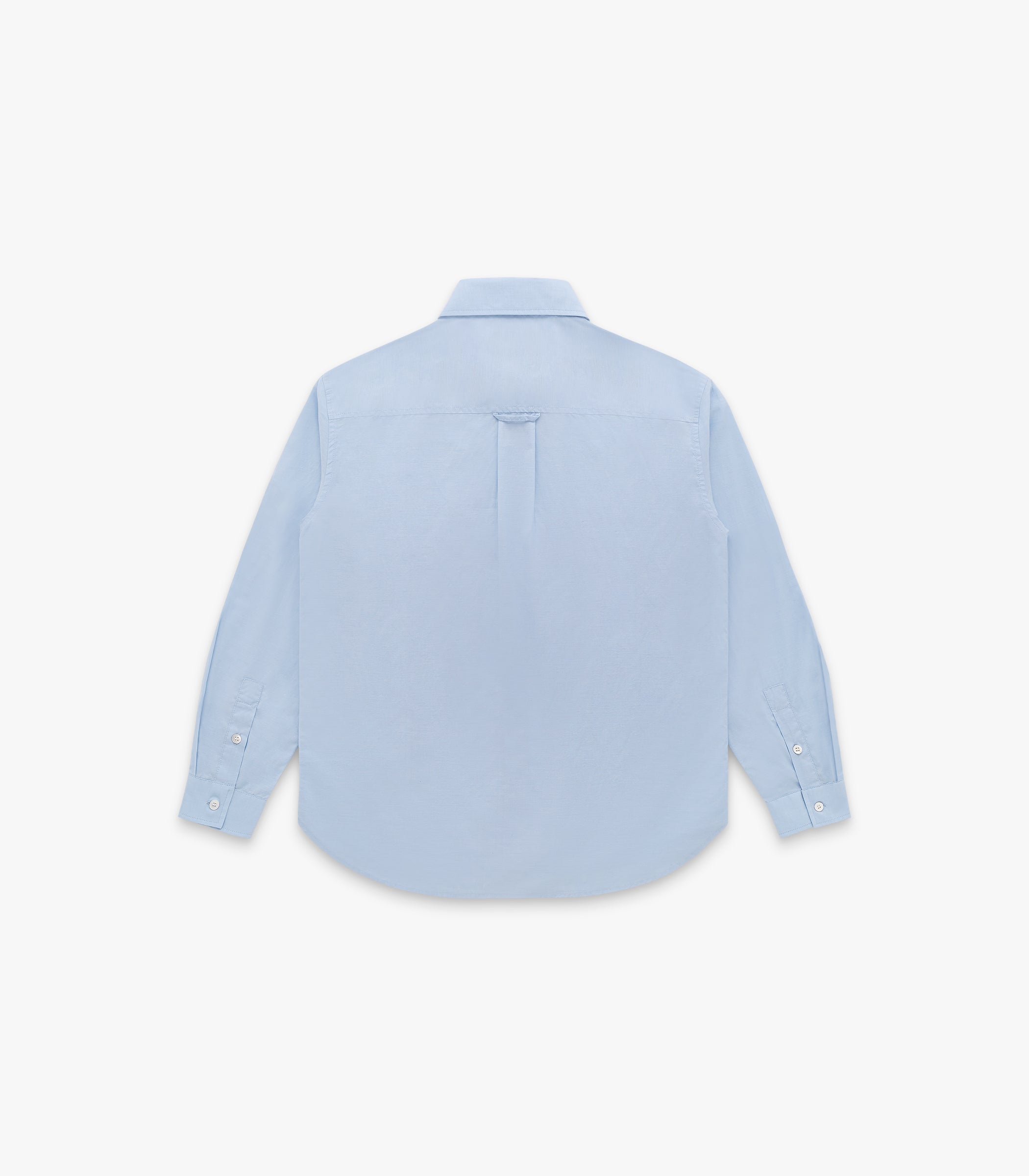 Jones Cotton & Silk Shirt in Classic Blue