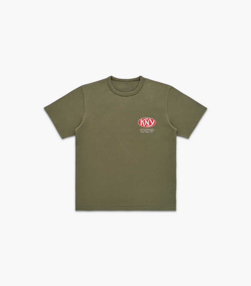 KNY Heavyweight T-Shirt in Olive