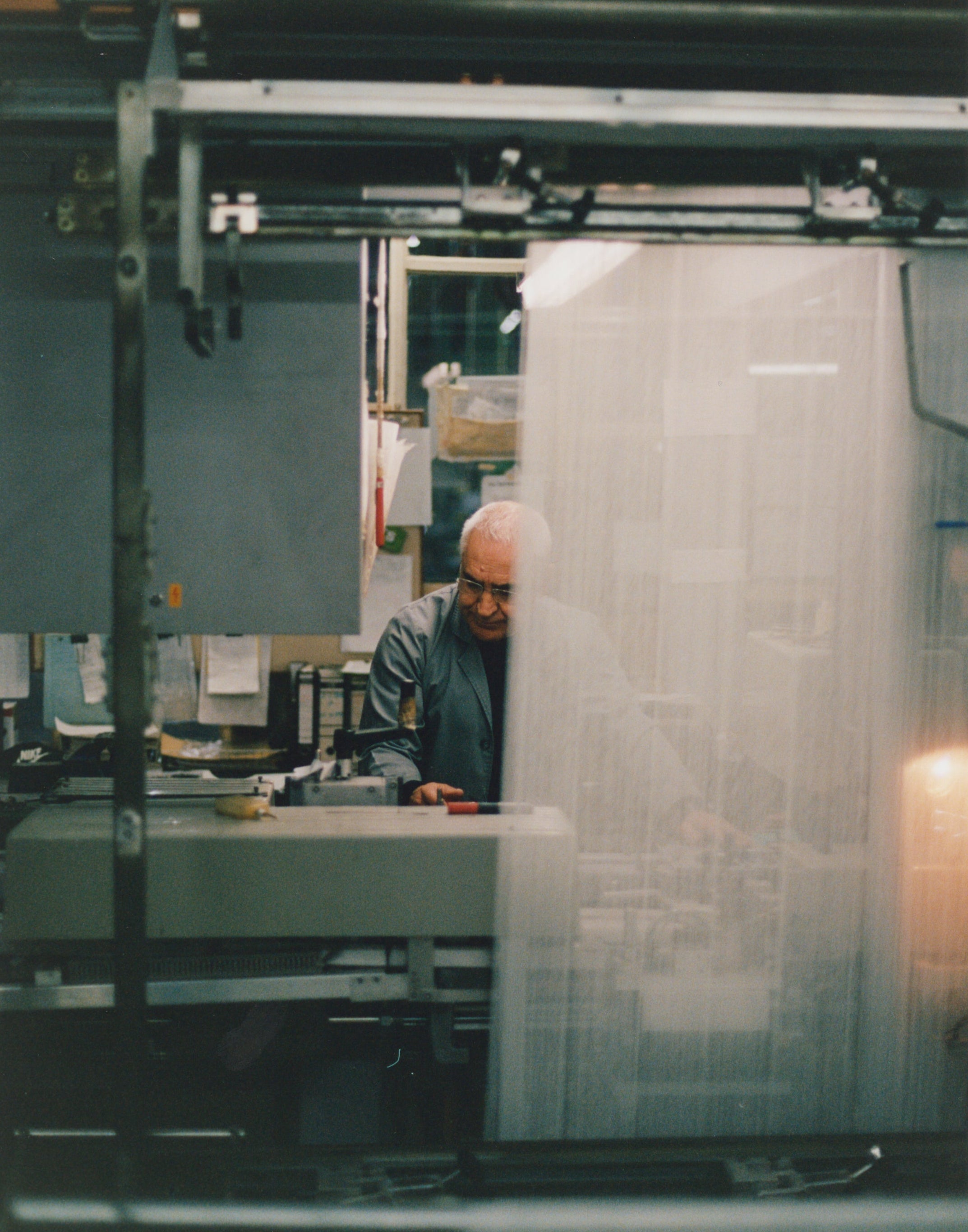 Man at work in a factory