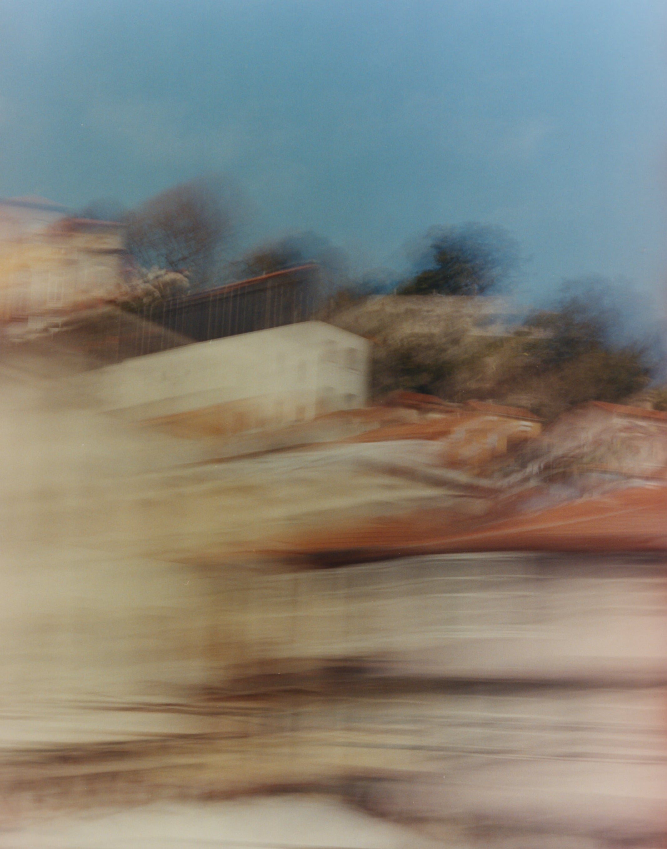 Blurry Portuguese landscape