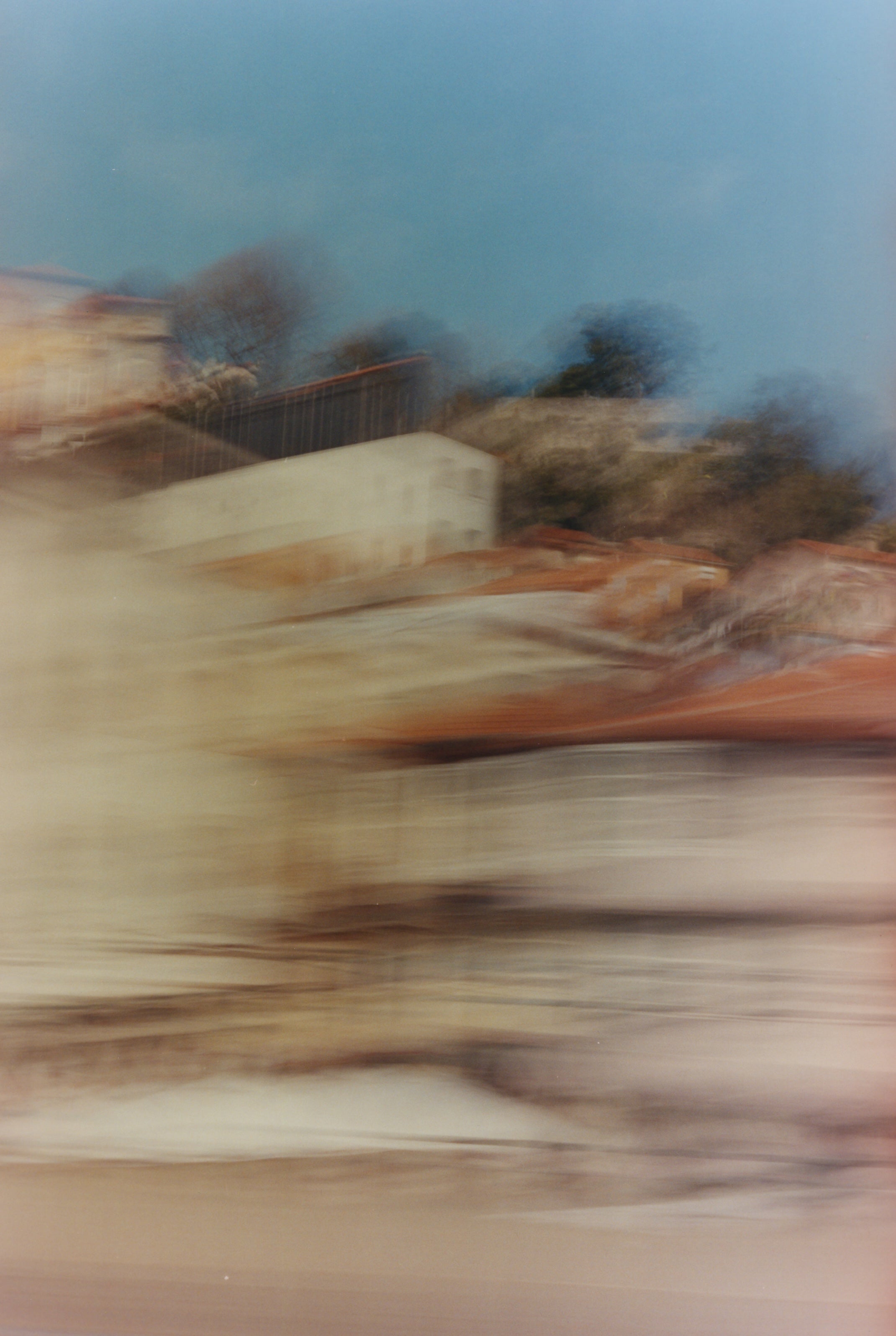 Blurry Portuguese landscape