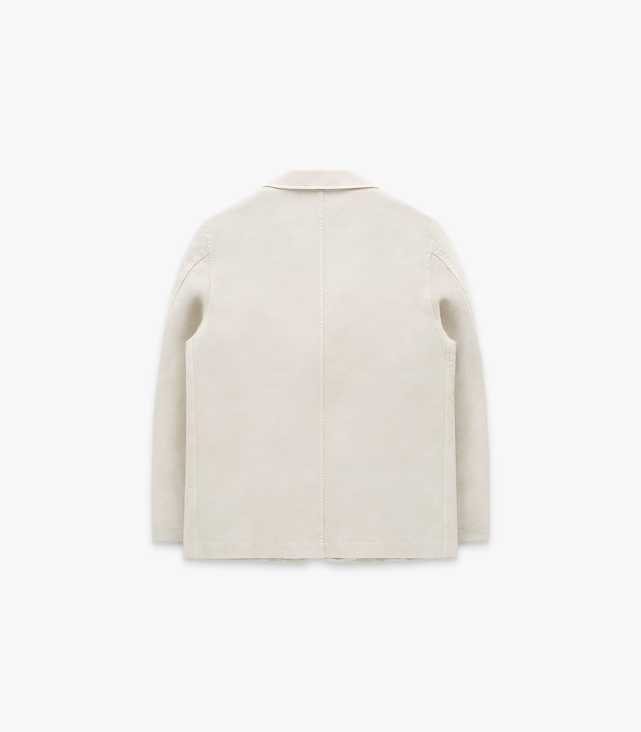Lane Twill Cotton & Linen Suit Jacket in Birch