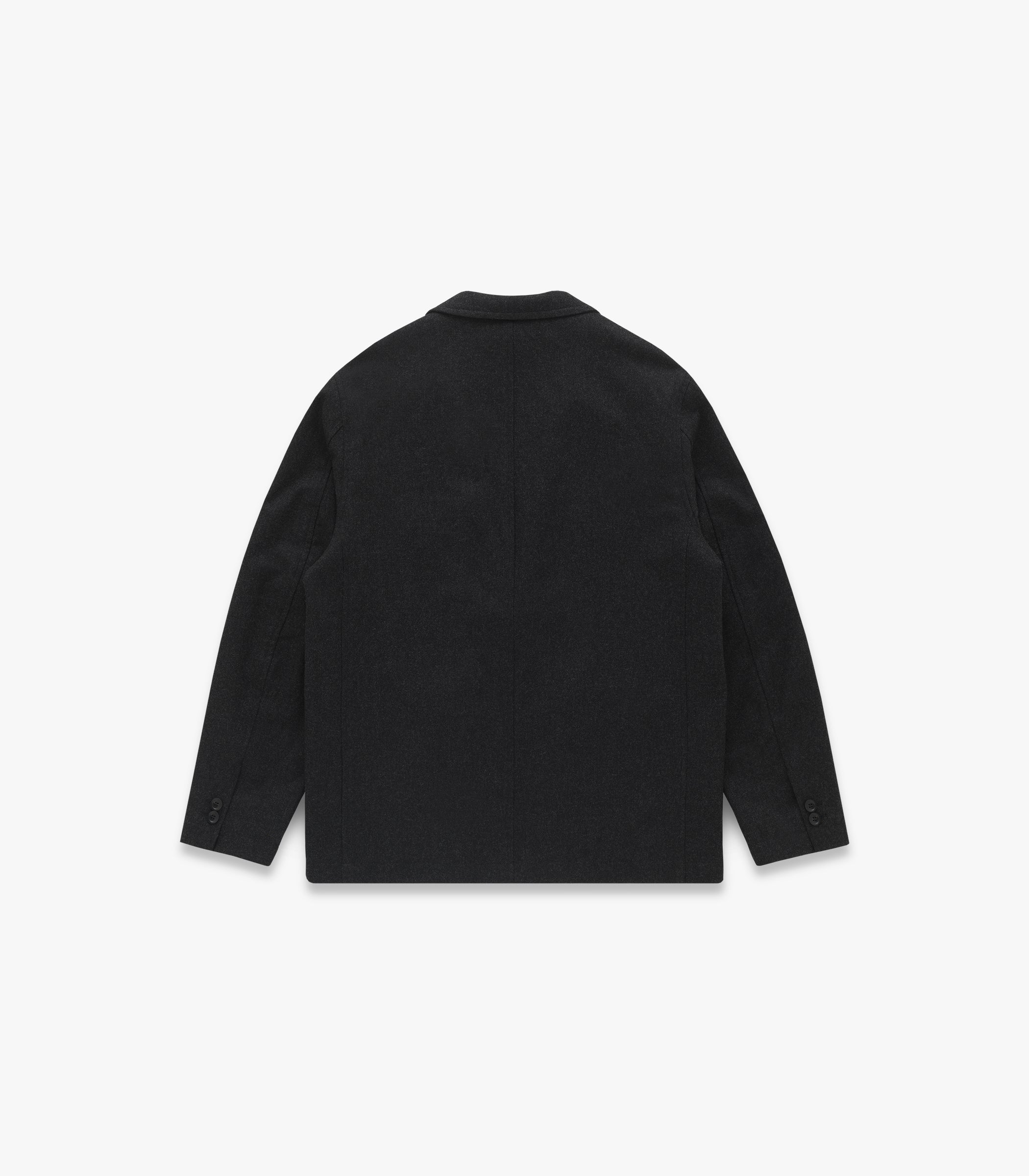 Lane Virgin Wool Suit Jacket in Charcoal