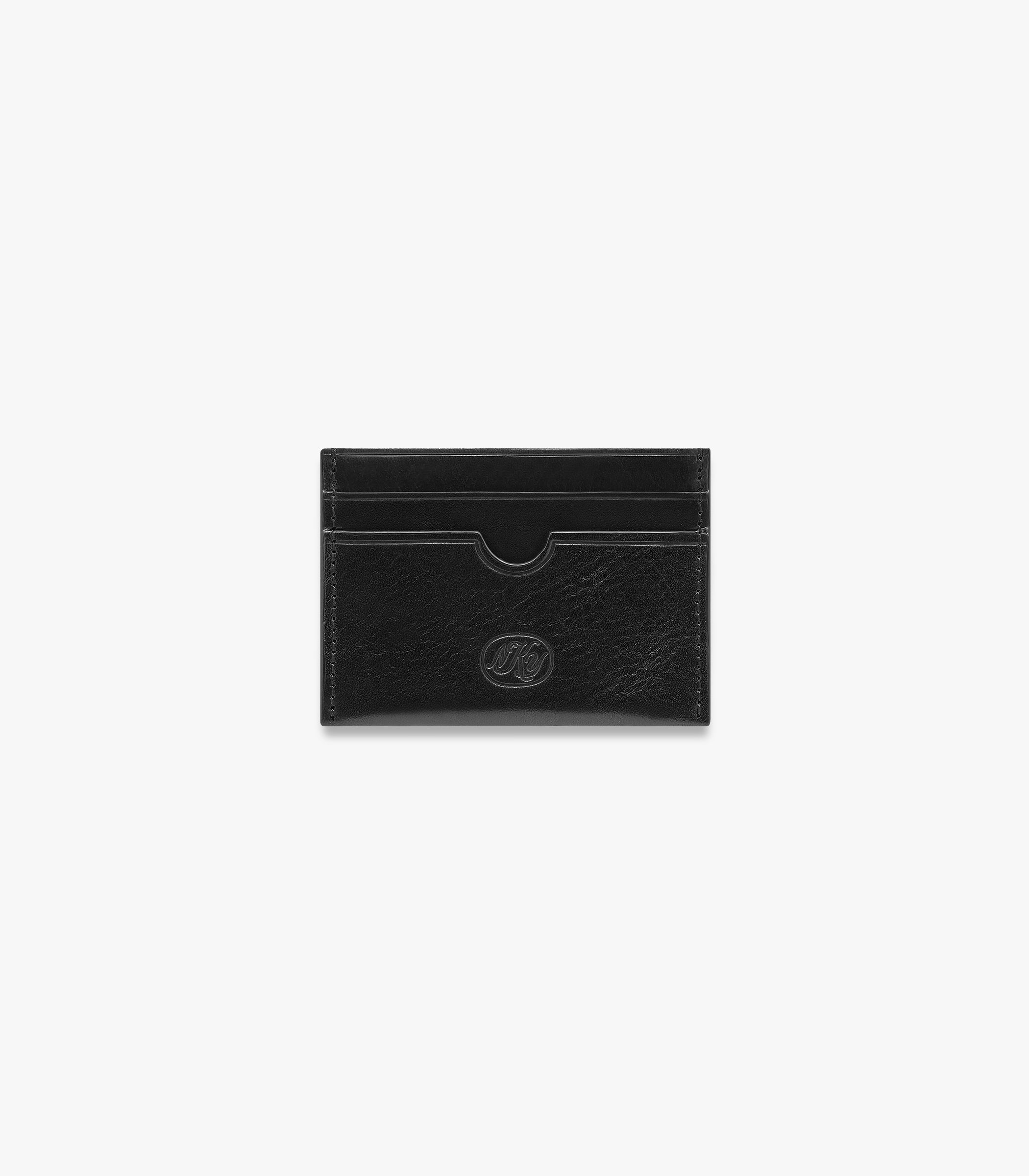Card Case Leather in Black