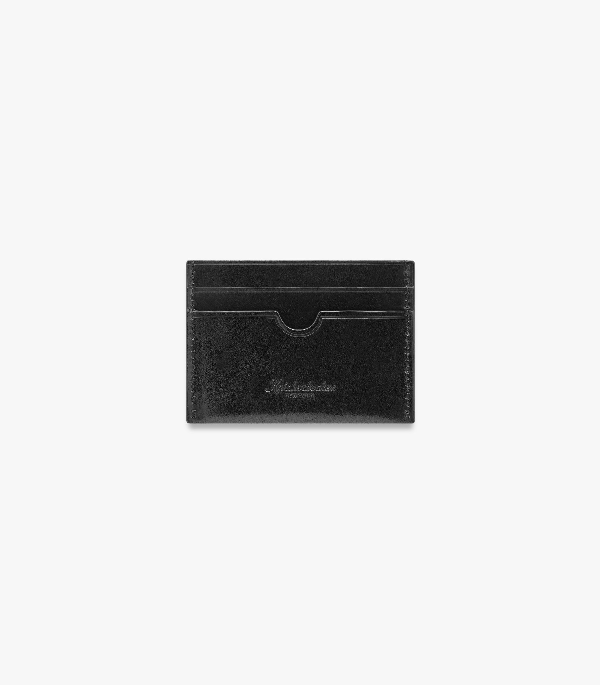 Card Case Leather in Black