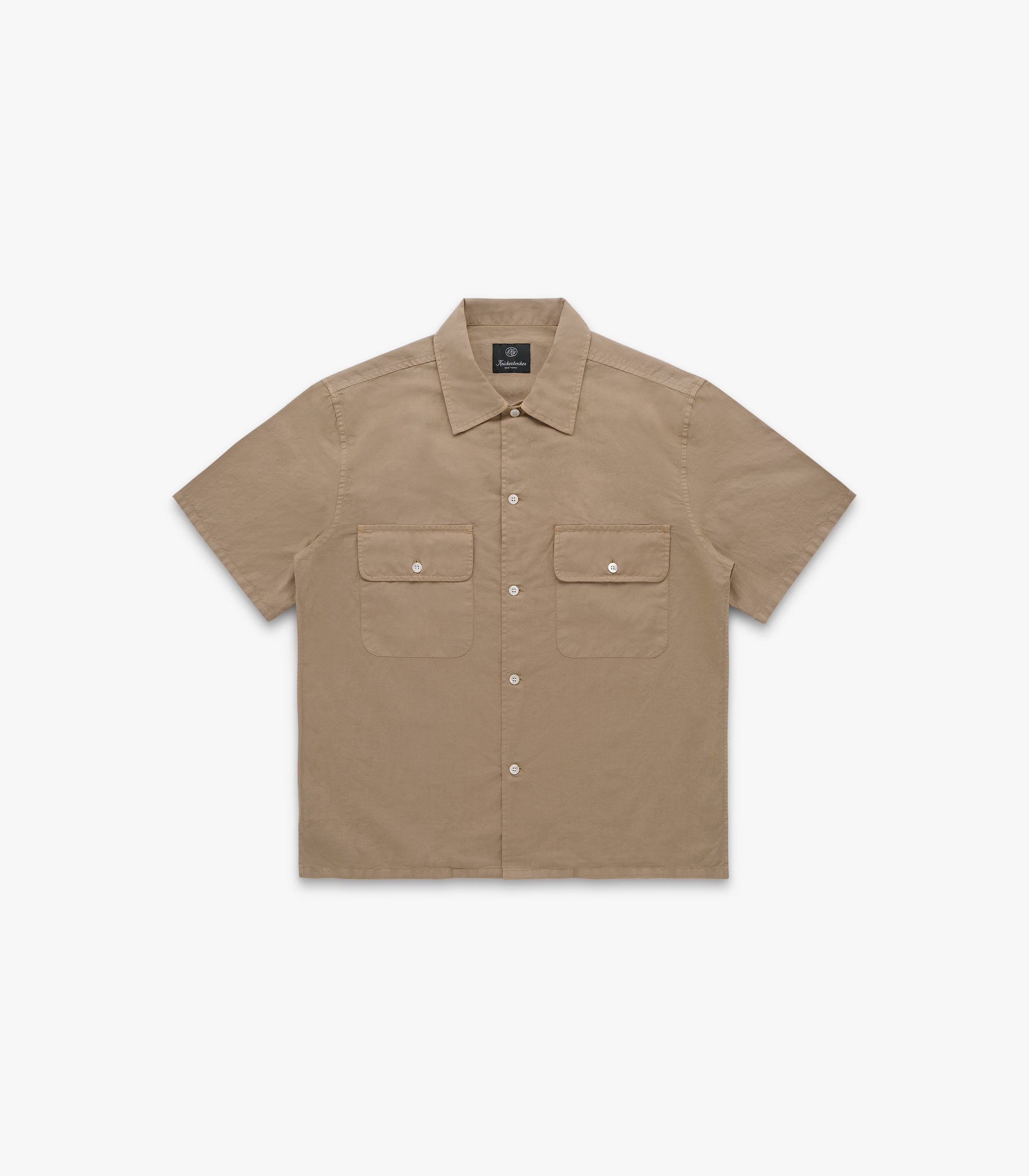 Mar Cotton & Linen Shirt in Dune