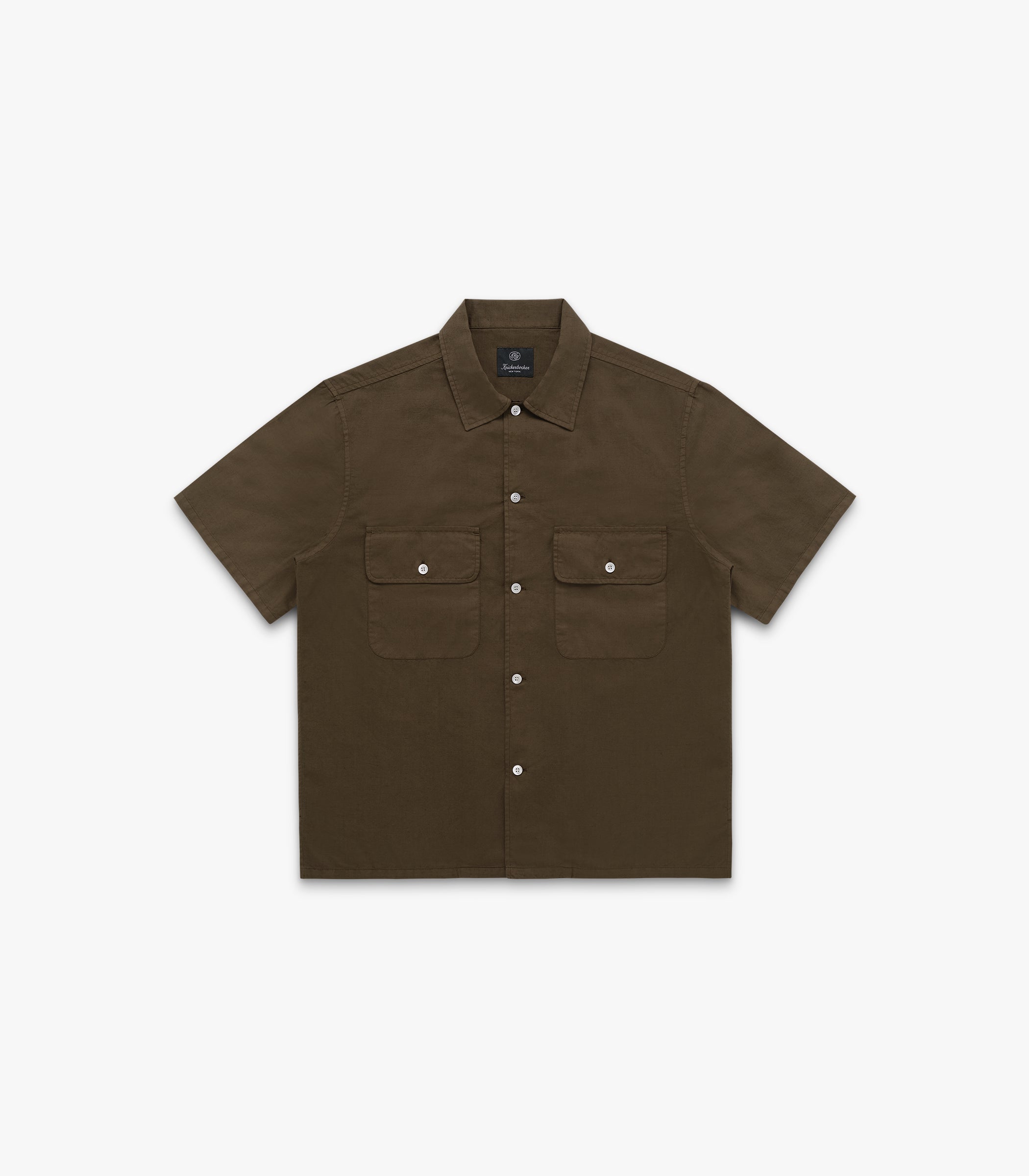 Mar Cotton & Linen Shirt in Mocha