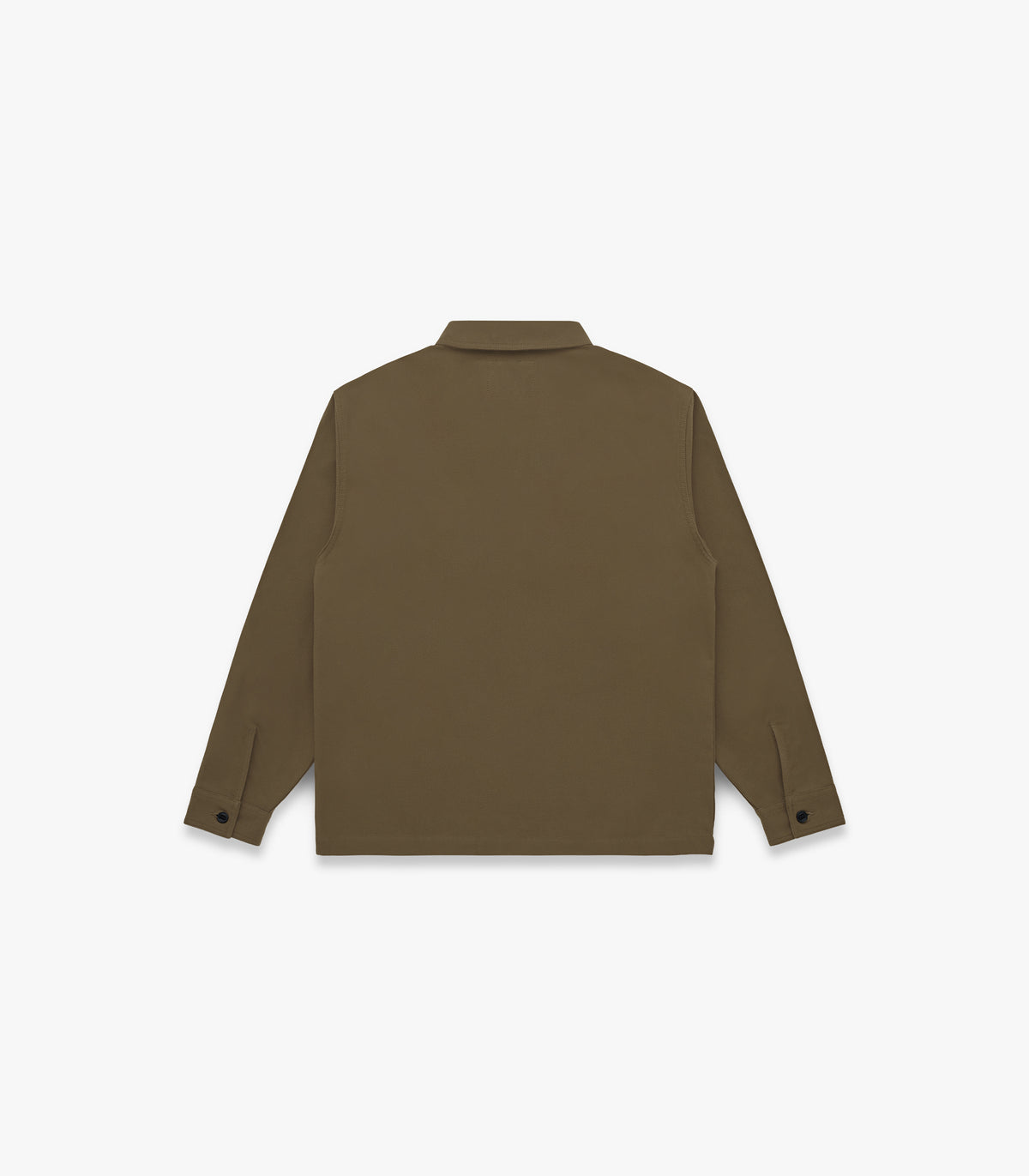 Market Compact Cotton Overshirt in Moss