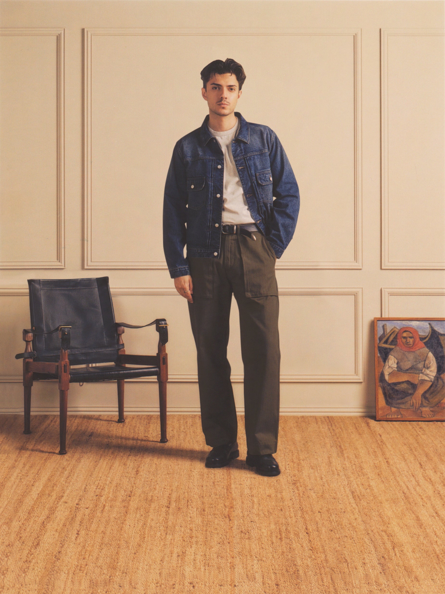 Wayfarer Denim Trucker in Indigo Vintage Wash
