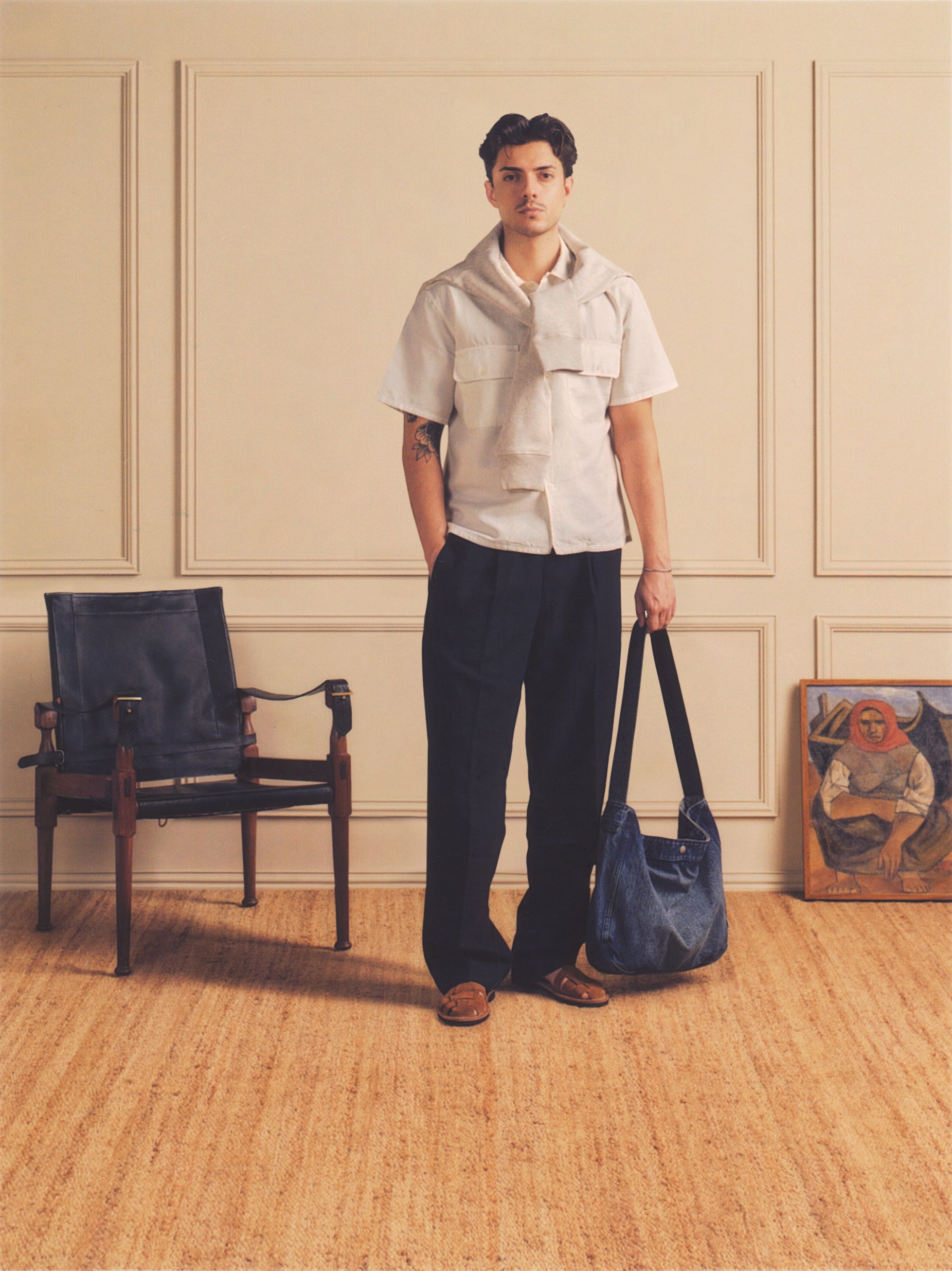 Mar Cotton & Linen Shirt in Bone