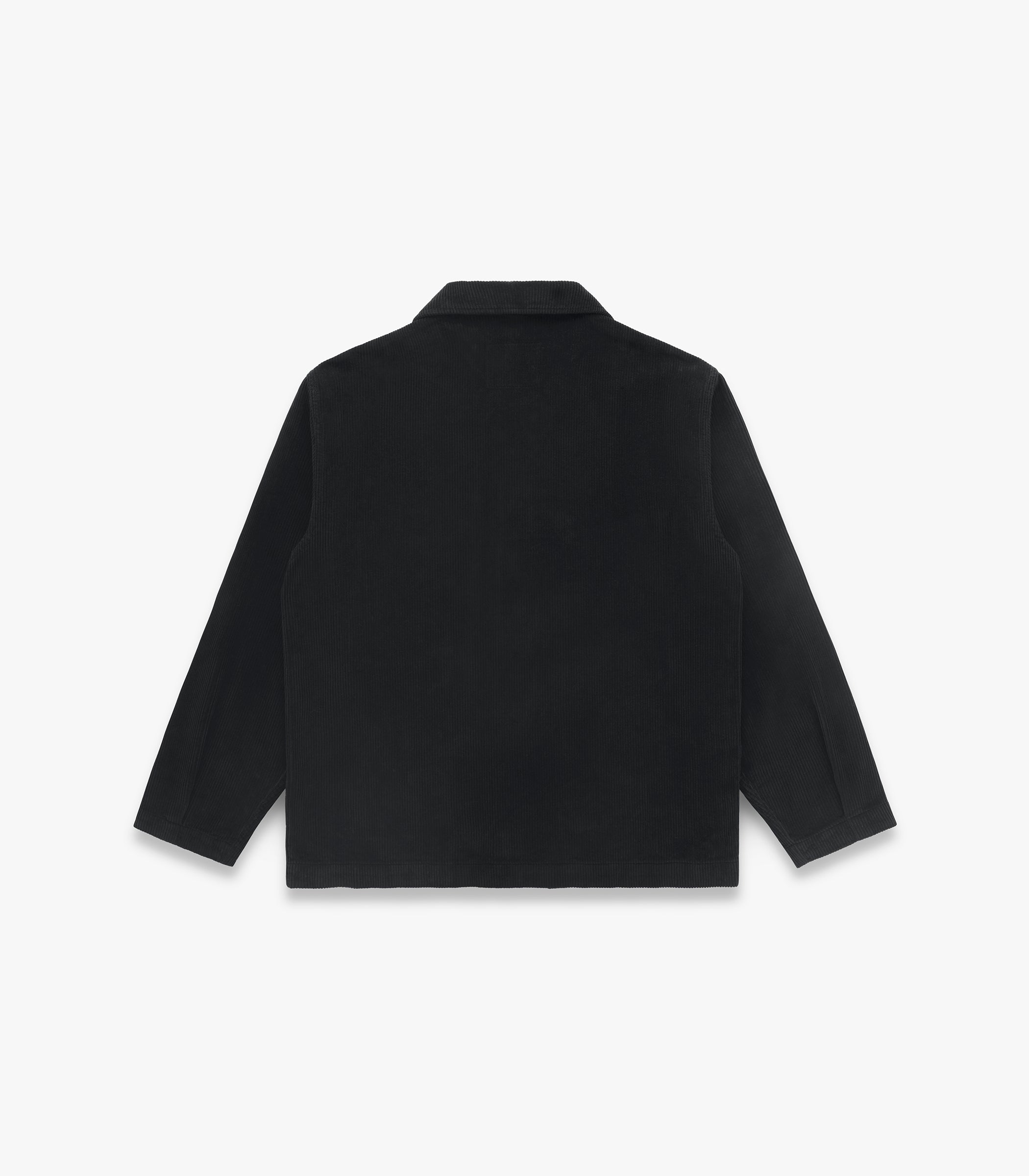 Mercer Corduroy Cotton Overshirt in Black