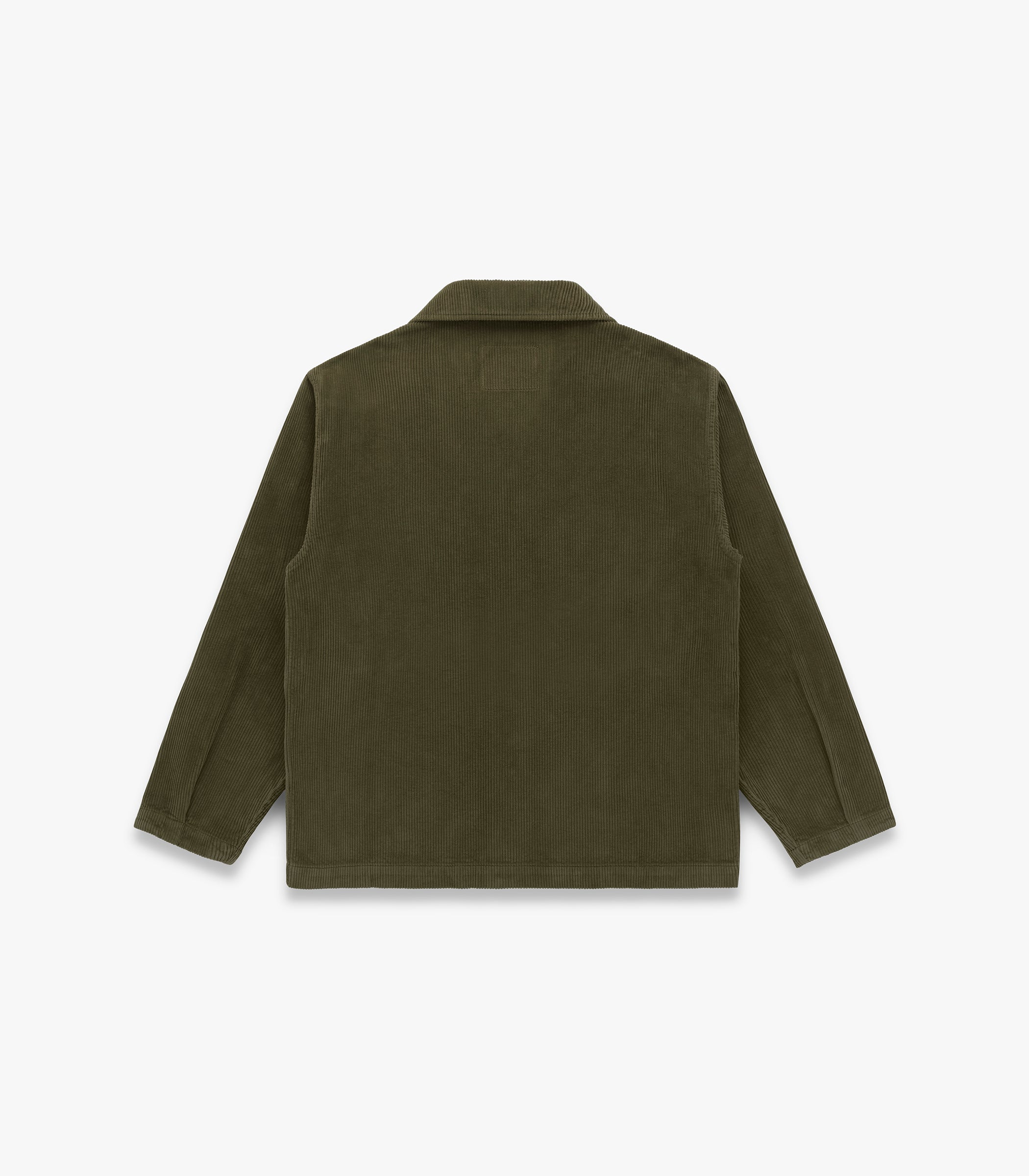 Mercer Corduroy Cotton Overshirt in Moss