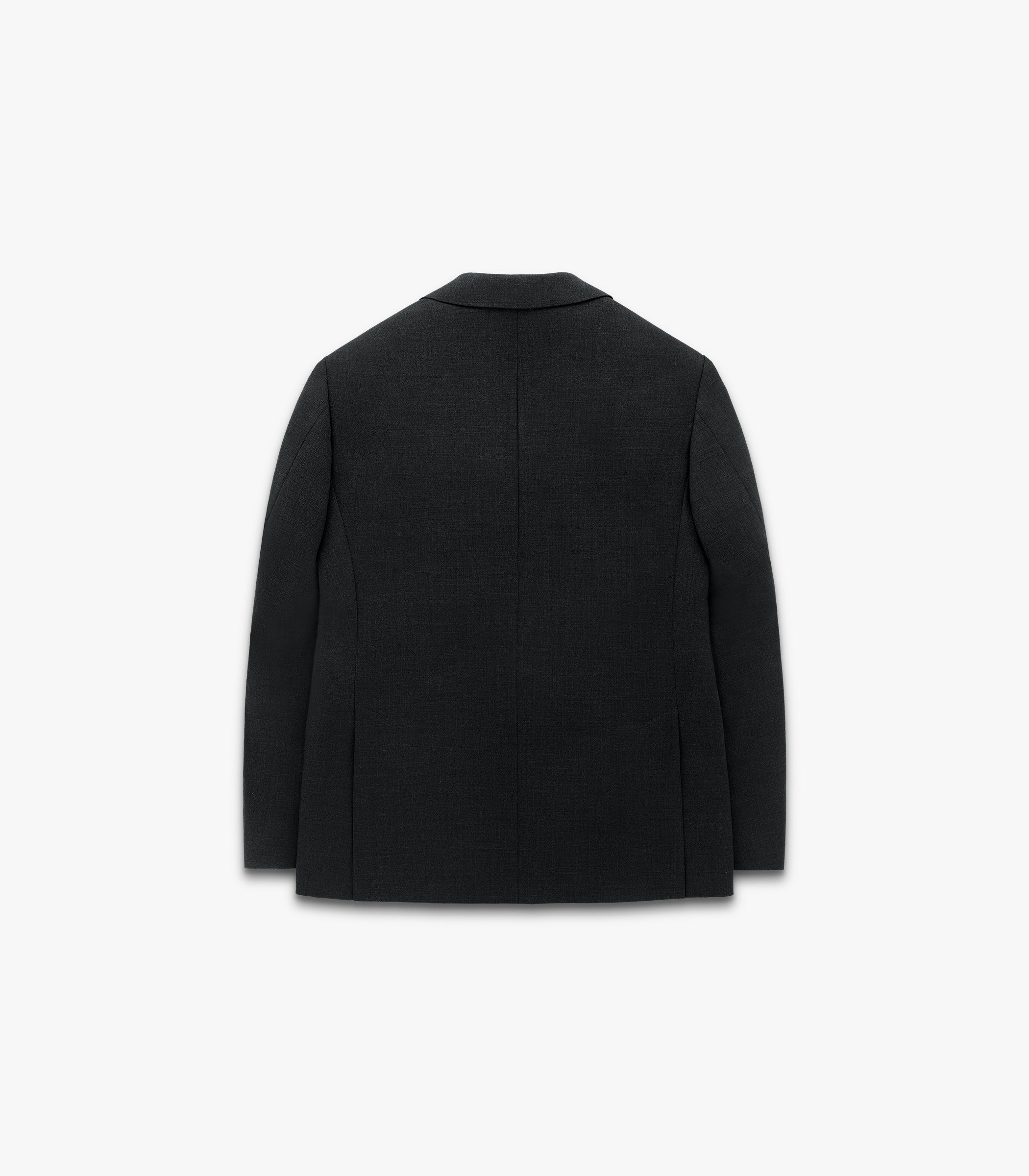 Miles D.B. Cotton & Linen Suit Jacket in Coal